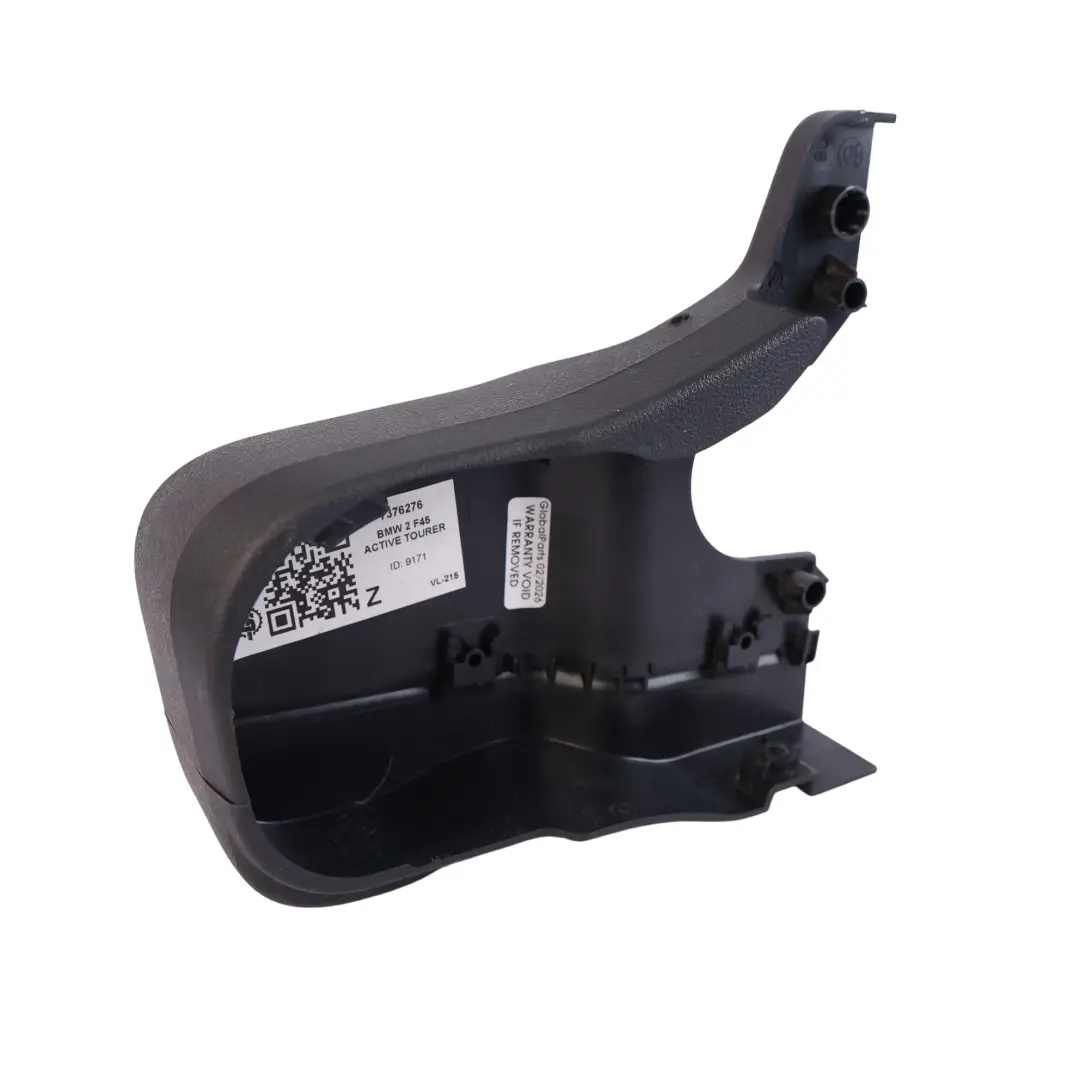 Respaldo Trasero Cubierta Moldura Centro Negro para BMW F45 X1 F48 con número de pieza 7376276 BMW F45 X1 F48 Respaldo Trasero Cubierta Moldura Centro Negro - SKU 7376276 - Número de pieza 7376276