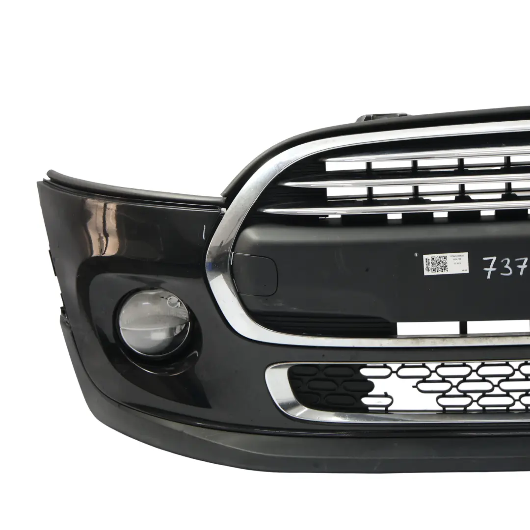 Front Bumper Trim Panel Midnight Black Metallic - A94 to Mini F55 F56 F57 with Part number 7379432 Mini F55 F56 F57 Front Bumper Trim Panel Midnight Black Metallic - A94 - SKU 7379432-MNB1 - Part number 7379432