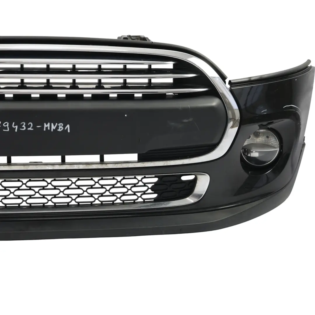 Front Bumper Trim Panel Midnight Black Metallic - A94 to Mini F55 F56 F57 with Part number 7379432 Mini F55 F56 F57 Front Bumper Trim Panel Midnight Black Metallic - A94 - SKU 7379432-MNB1 - Part number 7379432