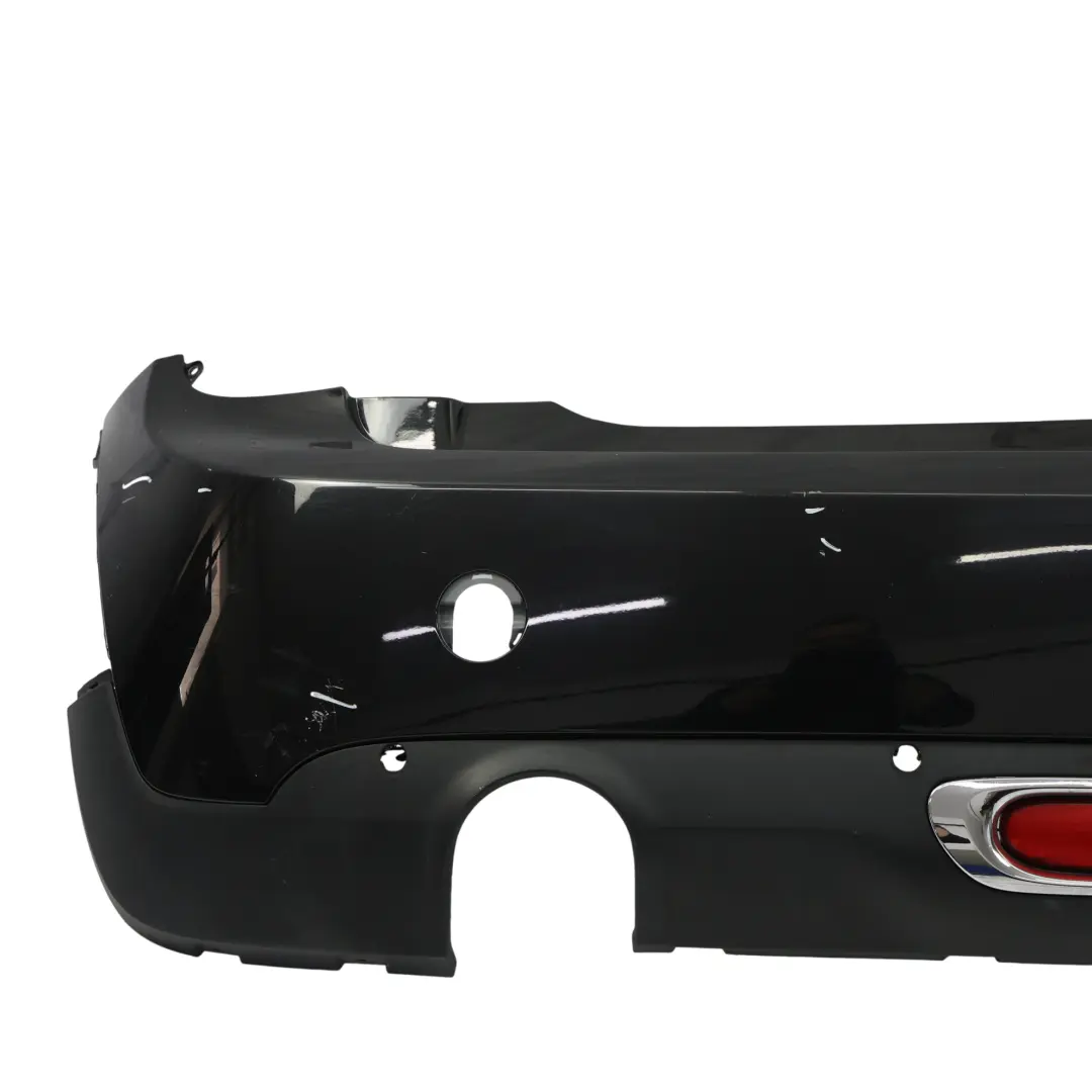 Mini Cooper F56 F57 Pare-chocs arrière complet Noir Minuit Métallisé - A94 - SKU 7380009-MNB - Numéro de pièce 7380035