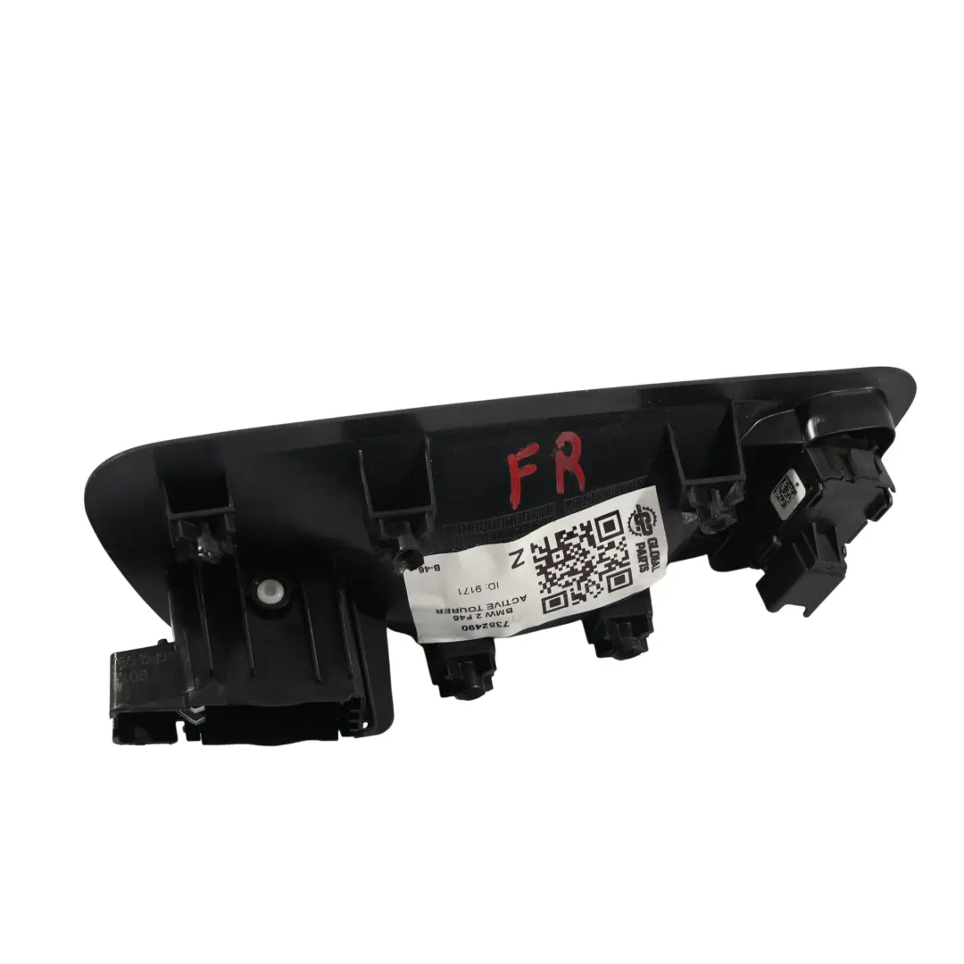 Front Door Interior Grab Handle Right O/S to BMW F45 F45 LCI F46 F46 LCI with Part number 7382490 BMW F45 F45 LCI F46 F46 LCI Front Door Interior Grab Handle Right O/S - SKU 7382490 - Part number 7382490