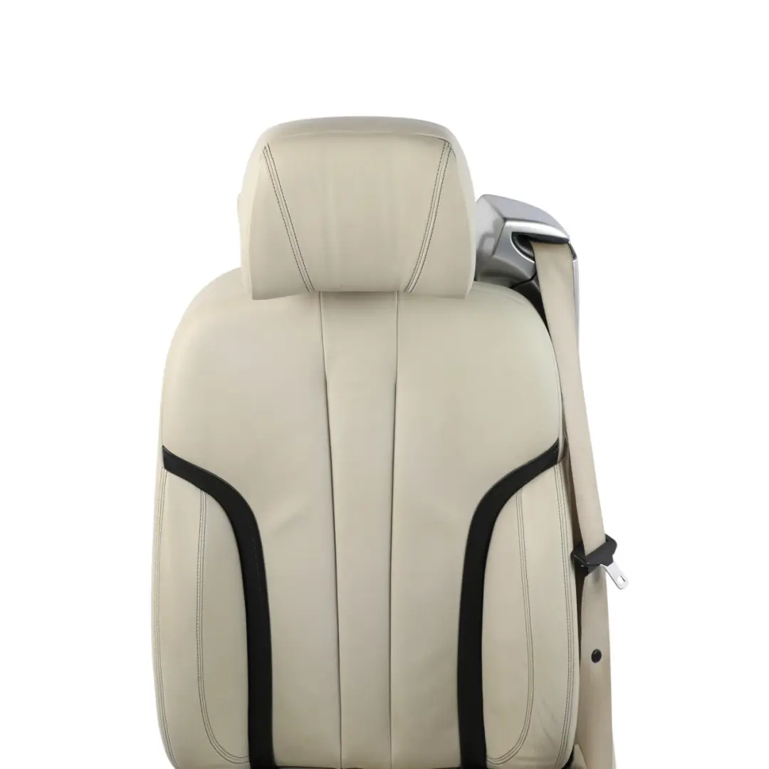 BMW F06 LCI Front Seat Comfort Memory Heated Left N/S Nappa Ivory White Black - SKU 7388045-2 - Part number 7388045