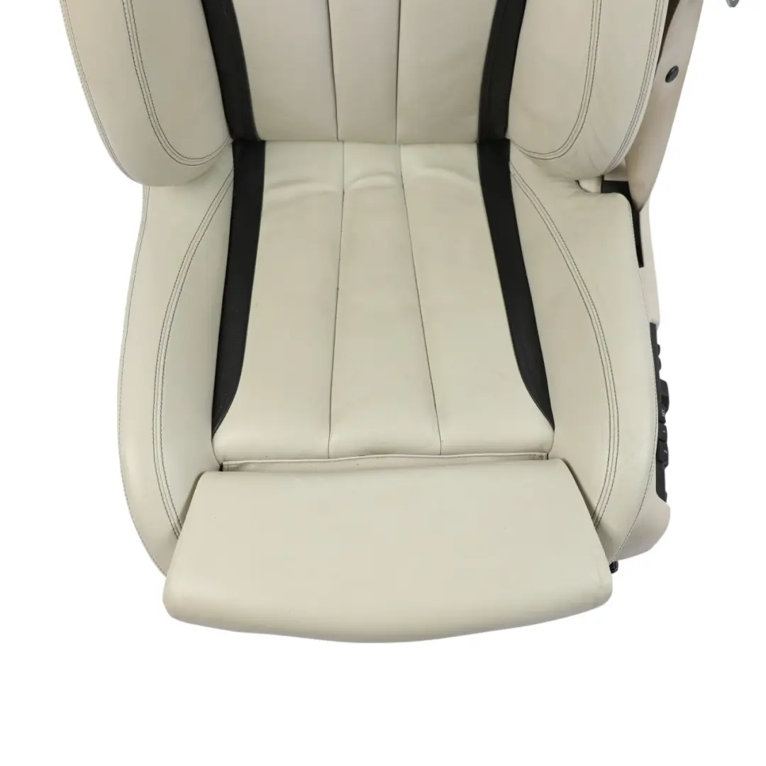 Front Seat Comfort Memory Heated Left N/S Nappa Ivory White Black to BMW F06 LCI with Part number 7388045 BMW F06 LCI Front Seat Comfort Memory Heated Left N/S Nappa Ivory White Black - SKU 7388045-2 - Part number 7388045