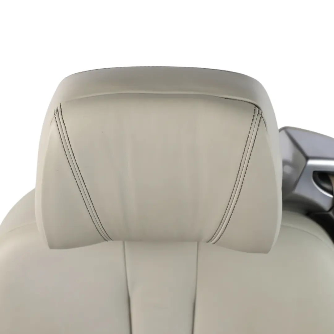 BMW F06 LCI Front Seat Comfort Memory Heated Left N/S Nappa Ivory White Black - SKU 7388045-2 - Part number 7388045