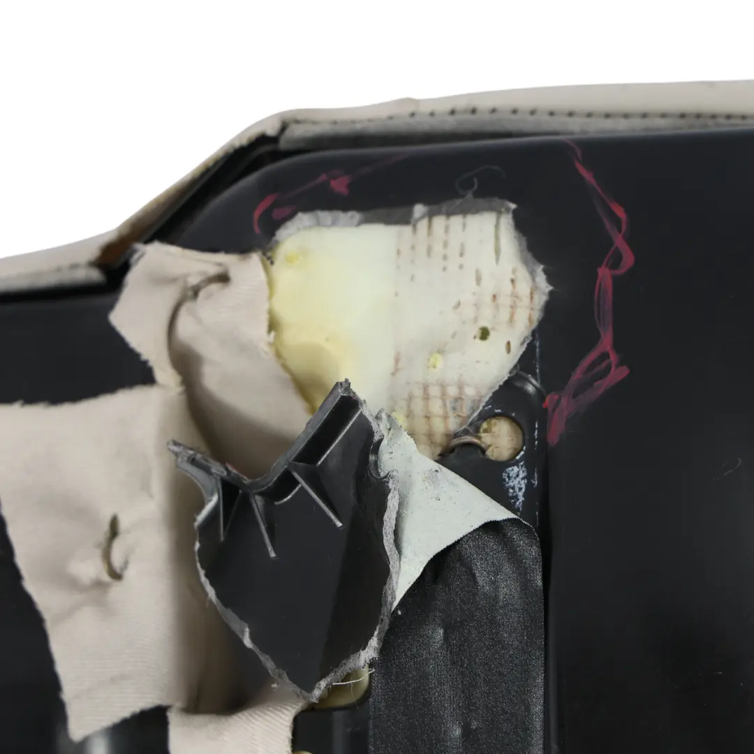 Rücksitzbank Bezug Leder Elfenbeinweiß Schwarz für BMW F12 LCI mit Teilenummer 7388532 BMW F12 LCI Rücksitzbank Bezug Leder Elfenbeinweiß Schwarz - SKU 7388532 - Teilenummer 7388532