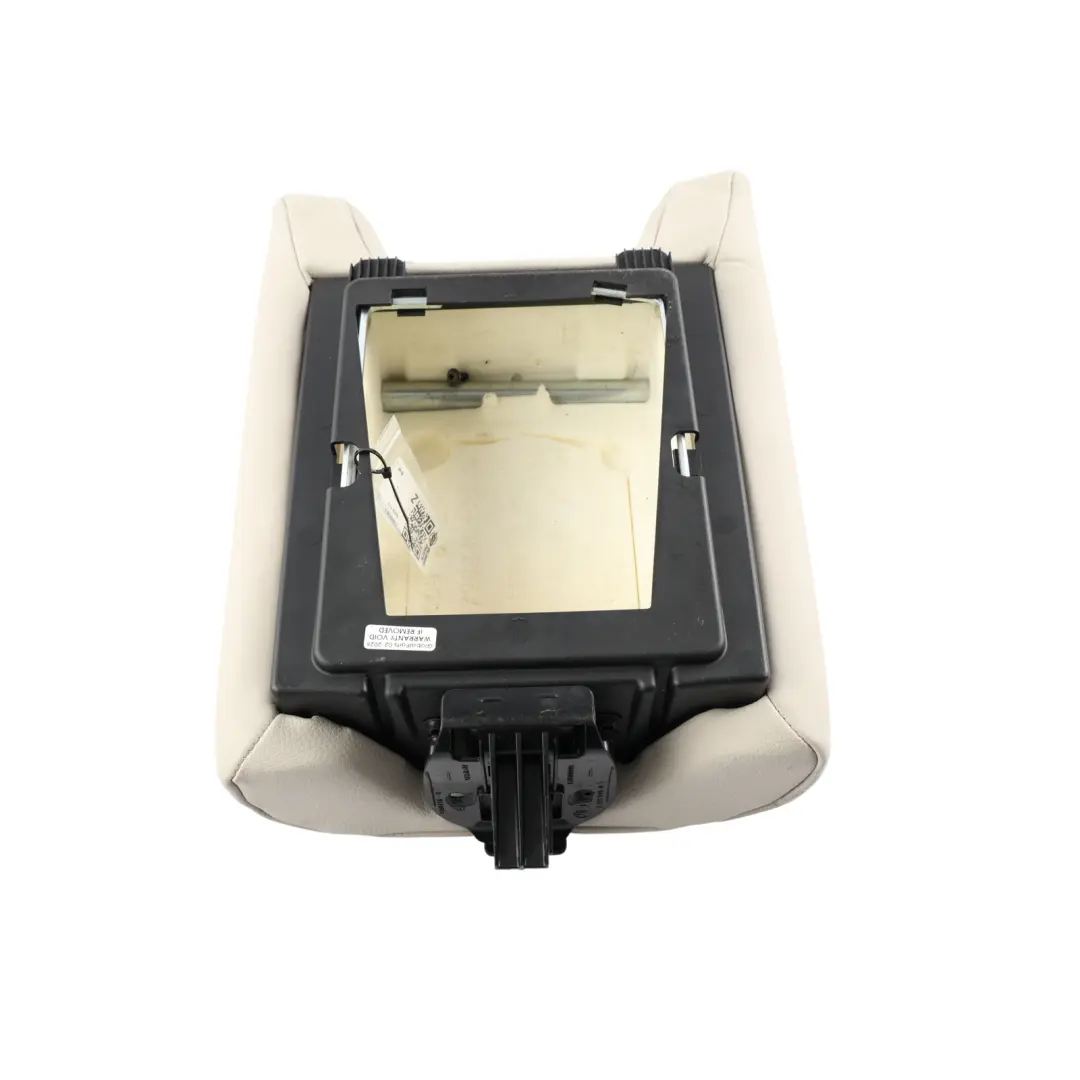 Backrest Amrest Leather Elfenbeinweiss to BMW F12 LCI Seat Cover Rear with Part number 7388538 BMW F12 LCI Seat Cover Rear Backrest Amrest Leather Elfenbeinweiss - SKU 7388538-1 - Part number 7388538