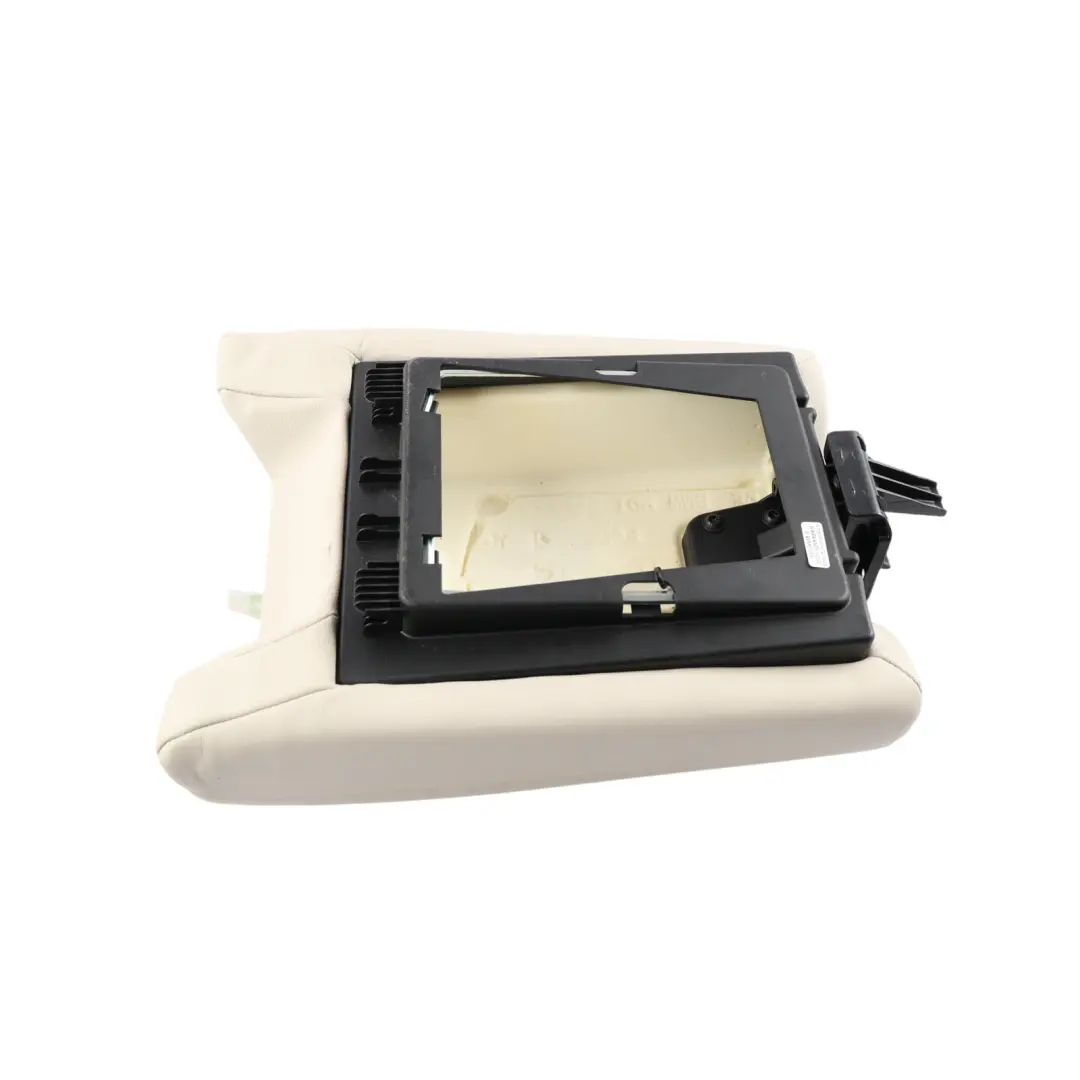 Backrest Amrest Leather Elfenbeinweiss to BMW F12 LCI Seat Cover Rear with Part number 7388538 BMW F12 LCI Seat Cover Rear Backrest Amrest Leather Elfenbeinweiss - SKU 7388538-1 - Part number 7388538