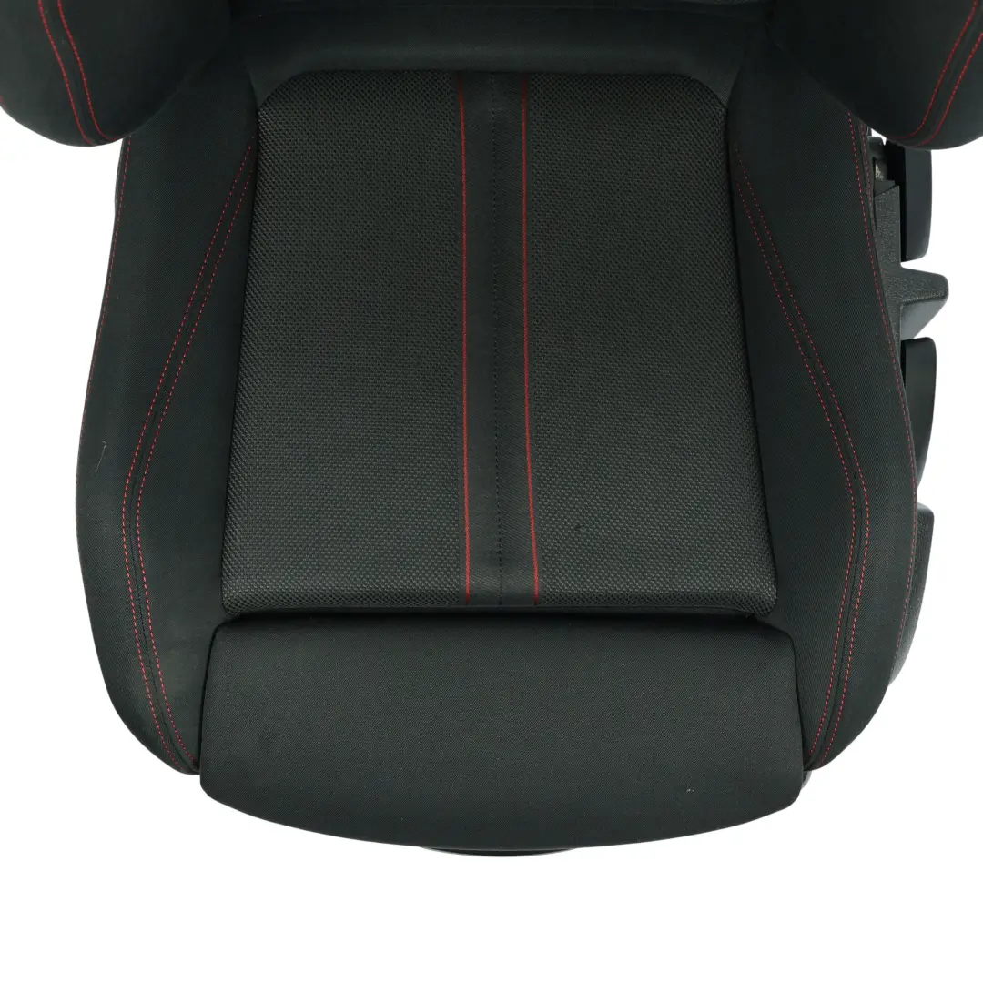 BMW F20 LCI Sedile Sport Anteriore Tessuto Angoli Antracite Rossi Lato Sinistro - SKU 7392459 - Numero di parte 7392459