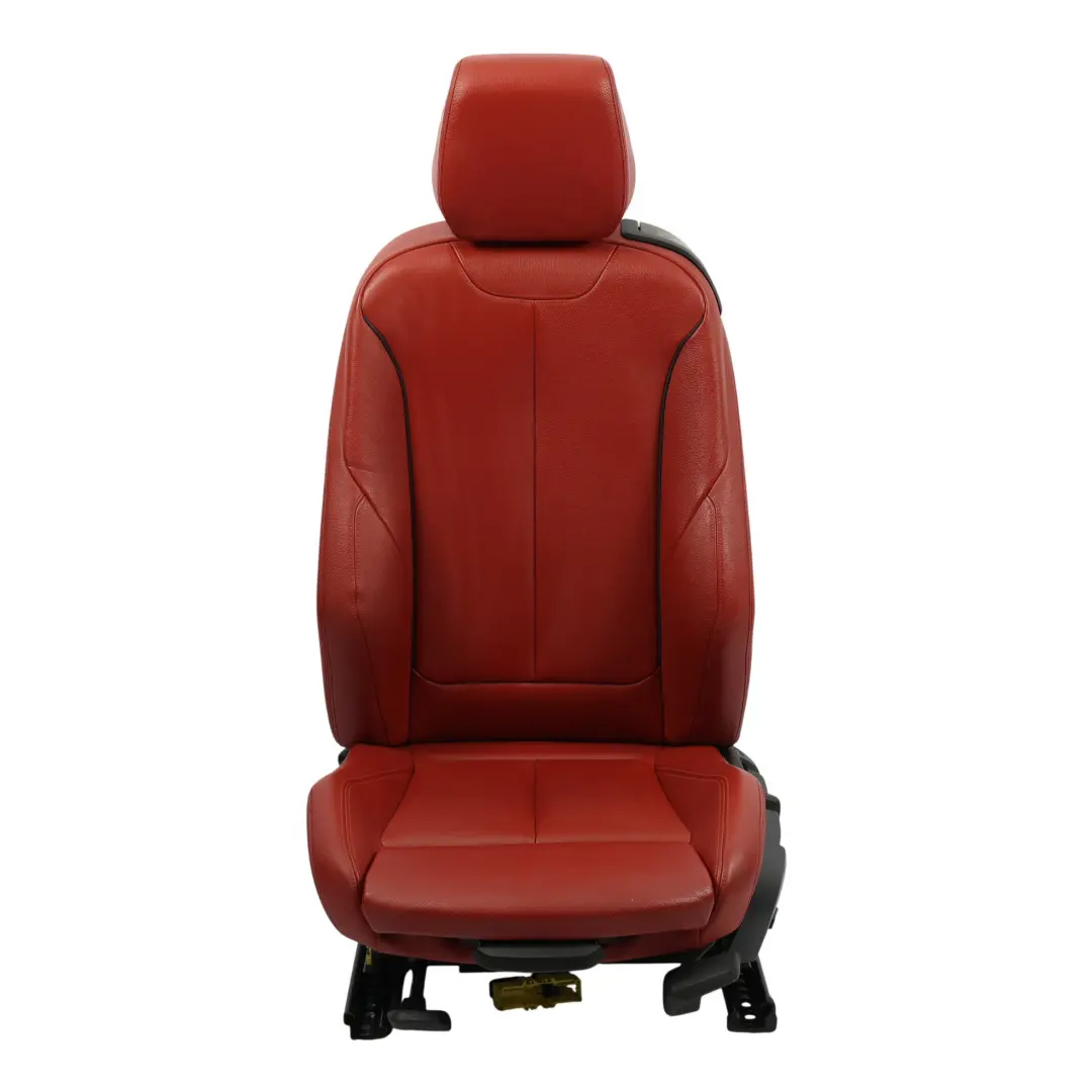 BMW F21 F22 F32 Siège Avant Gauche Cuir Sport Korall Rot Avec Accents Noirs - SKU 7392471-5 - Numéro de pièce 7392471