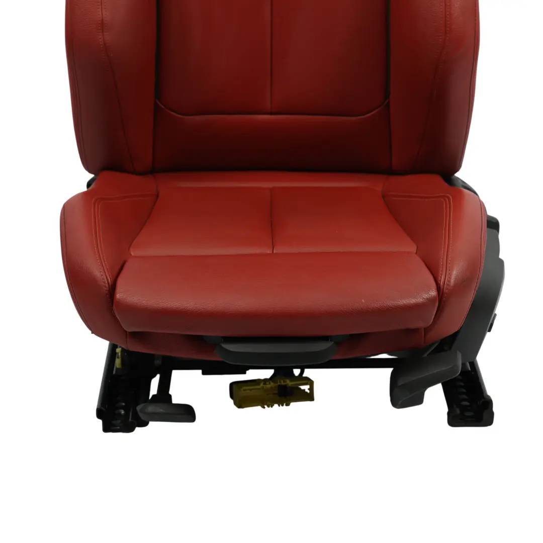 Front Seat Sport Leather Dakota Korall Rot Accent Black Left N/S to BMW F21 F22 F32 with Part number 7392471 BMW F21 F22 F32 Front Seat Sport Leather Dakota Korall Rot Accent Black Left N/S - SKU 7392471-5 - Part number 7392471