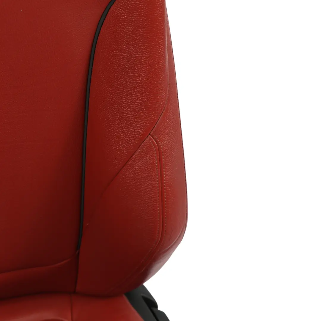 Front Seat Sport Leather Dakota Korall Rot Accent Black Left N/S to BMW F21 F22 F32 with Part number 7392471 BMW F21 F22 F32 Front Seat Sport Leather Dakota Korall Rot Accent Black Left N/S - SKU 7392471-5 - Part number 7392471