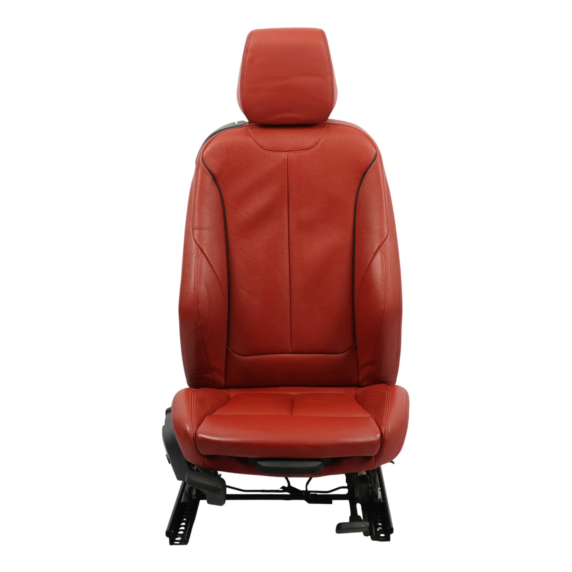 BMW F21 F22 Fotel przedni Prawy M Sport Grzany Skórzany Dakota Czerwona