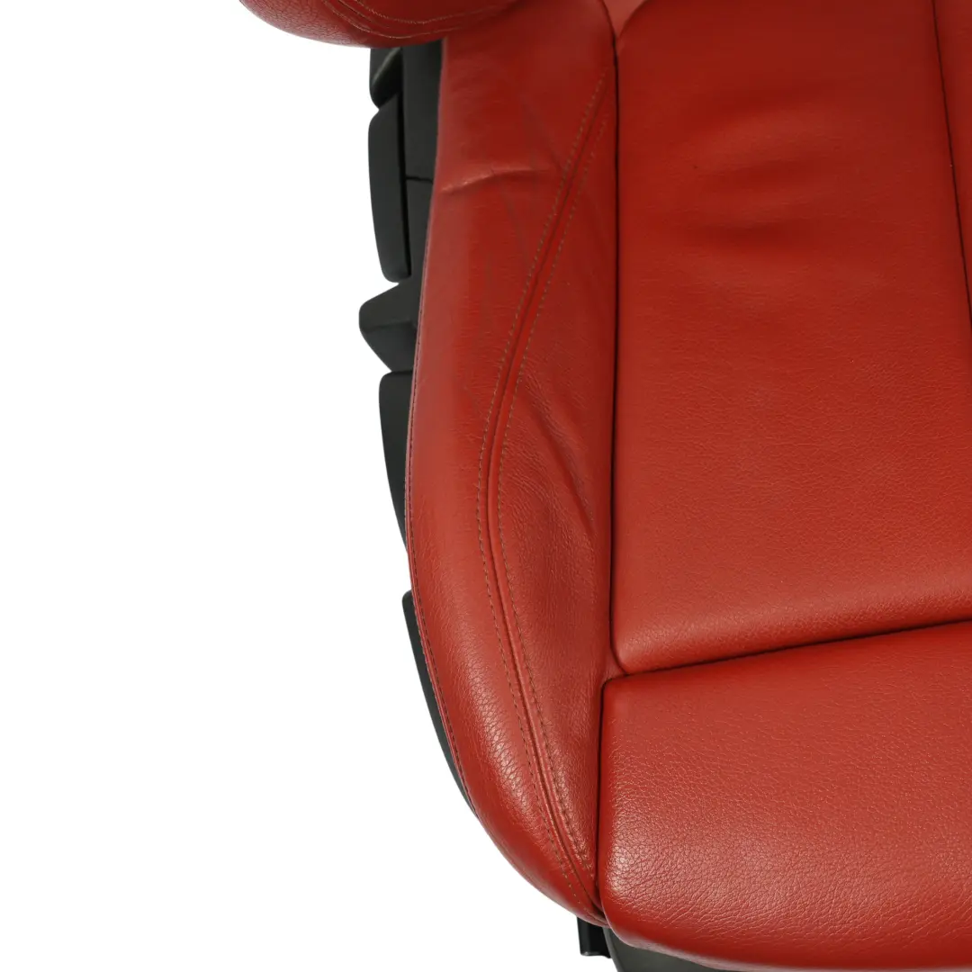 BMW F21 F22 Fotel przedni Prawy M Sport Grzany Skórzany Dakota Czerwona - SKU 7392472-3 - Numer Części 7392472