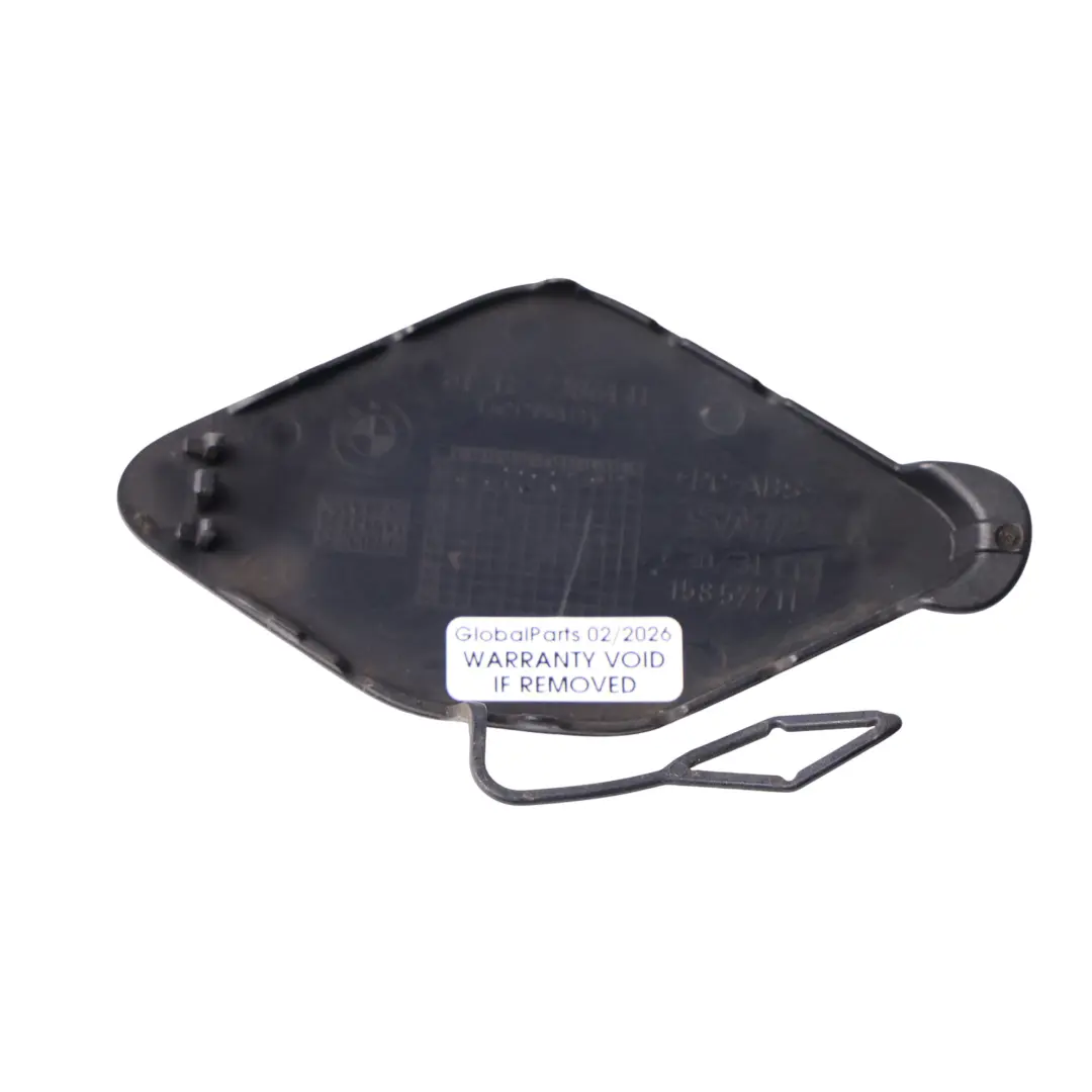 BMW F30 F31 LCI Copertura Occhiello Di Traino Paraurti Blu Mediterraneo - C10 - SKU 7396837-MED - Numero di parte 7396837