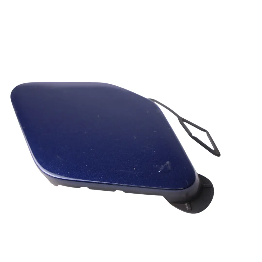 BMW F30 F31 LCI Towing Eye Cover Front Bumper Mediterranean Blue - C10 7386141 - SKU 7396837-MED - Part number 7396837