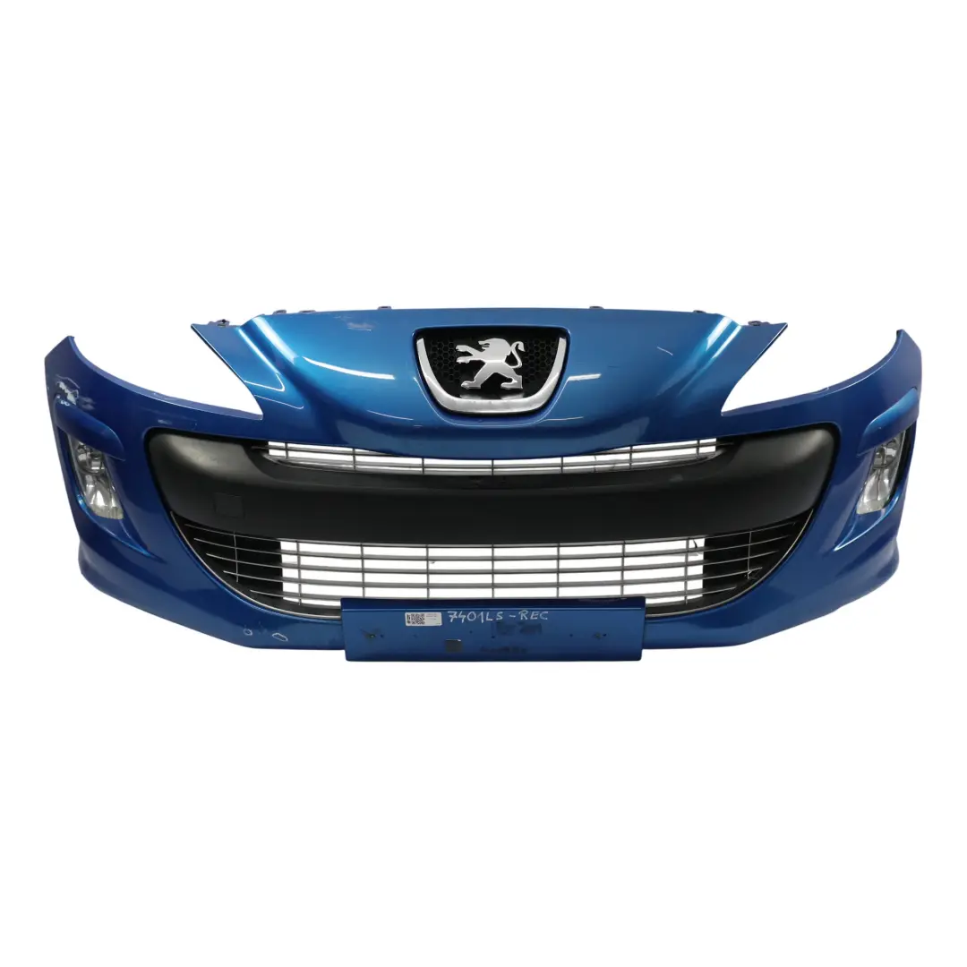 Peugeot 308 T7 Mk1 Bumper Front Trim Panel Covering Recife Blue - KMF - SKU 7401LS-REC - Part number 7401LS