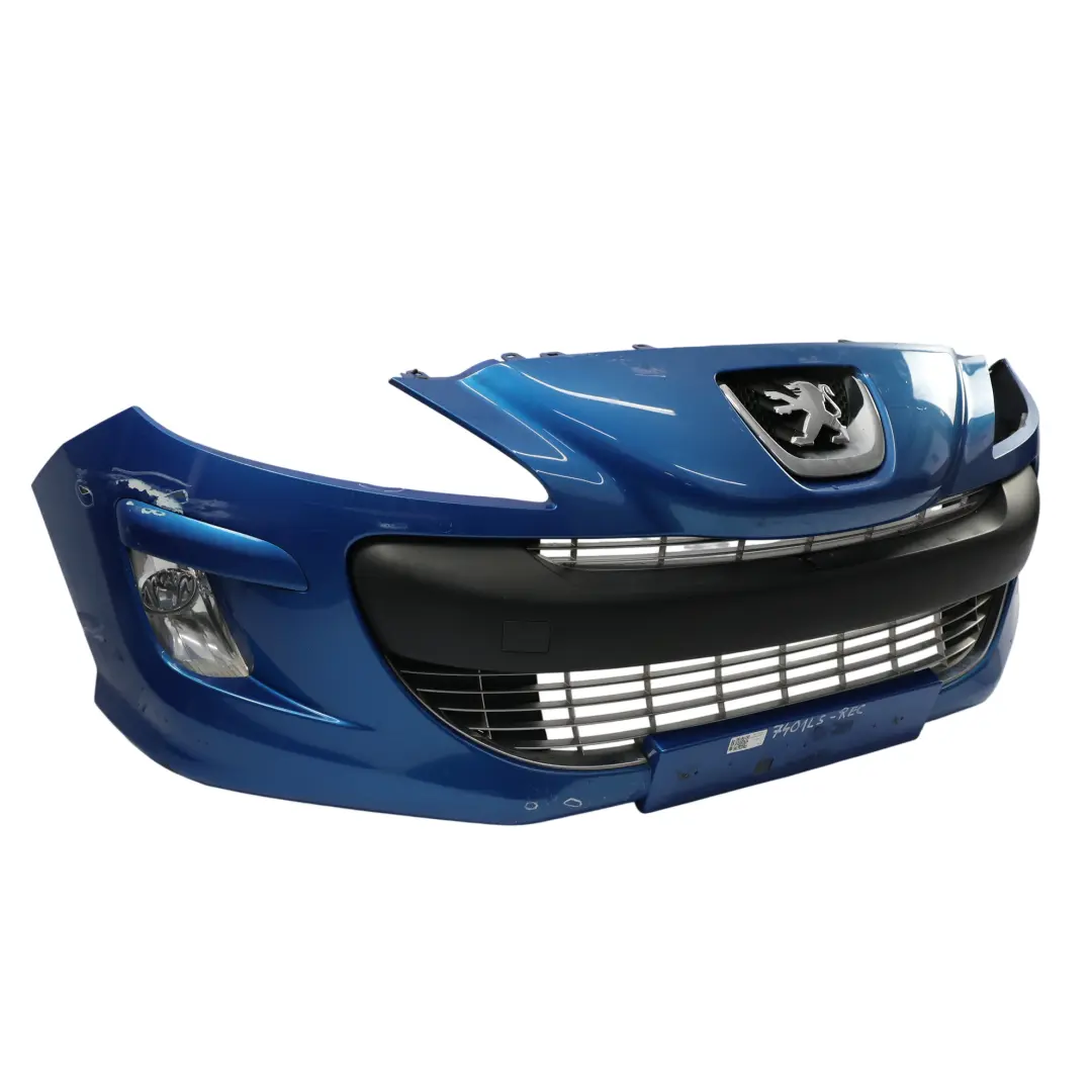 Peugeot 308 T7 Mk1 Zderzak Przedni Osłona Recife Blue Niebieski - KMF - SKU 7401LS-REC - Numer Części 7401LS
