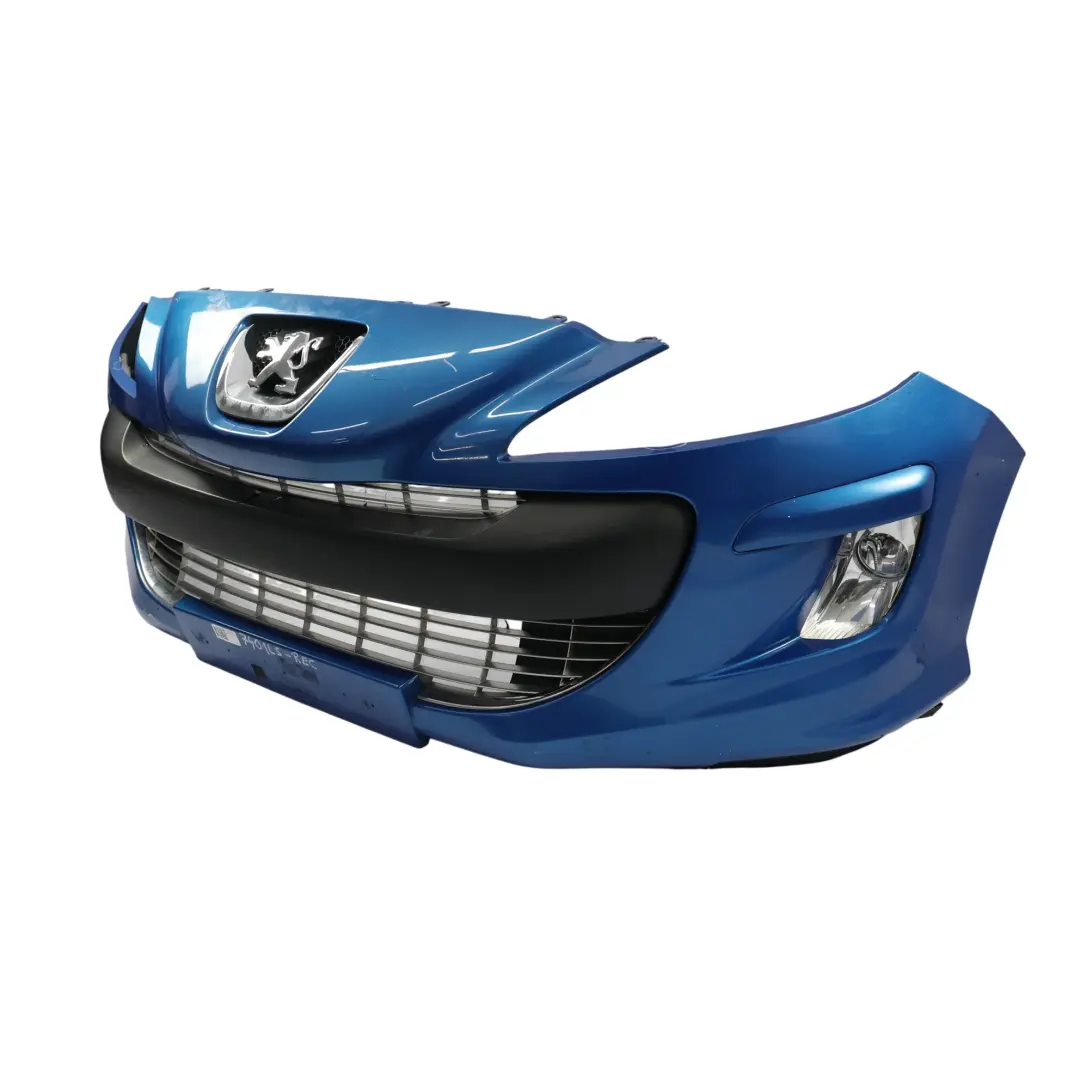 Peugeot 308 T7 Mk1 Bumper Front Trim Panel Covering Recife Blue - KMF - SKU 7401LS-REC - Part number 7401LS