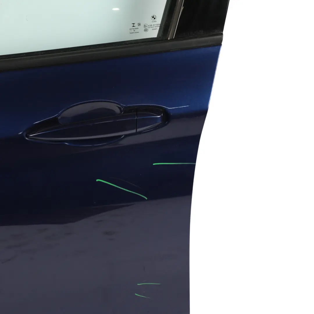 BMW X1 F48 Door Front Left N/S Panelling Cover Mediterranean Blue Metallic - C10 - SKU 7414369-MED - Part number 7414369