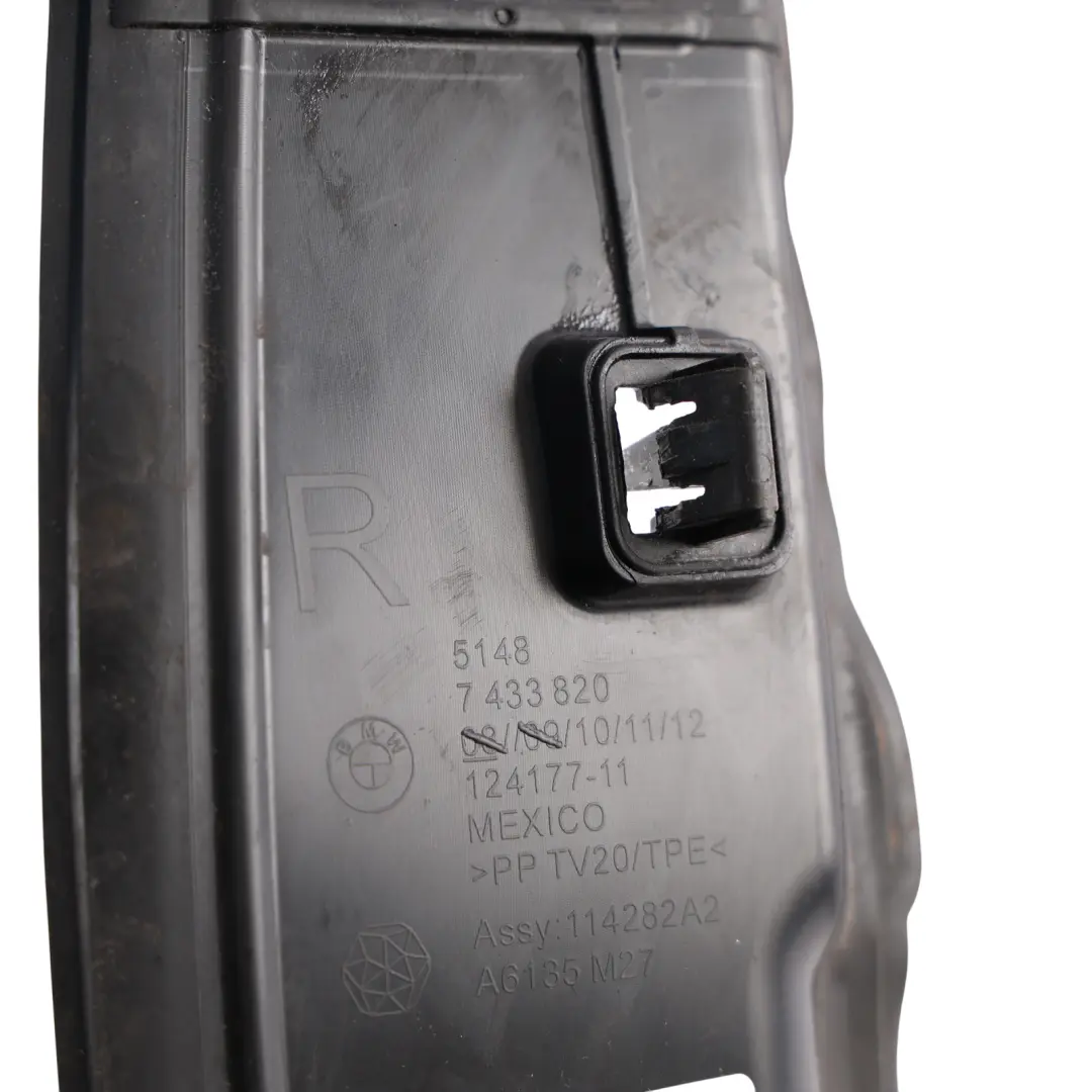 BMW G20 Sedan LCI G21 G80 Wing Panel Seal Trim Cover Front Right O/S - SKU 7433820 - Part number 7433820