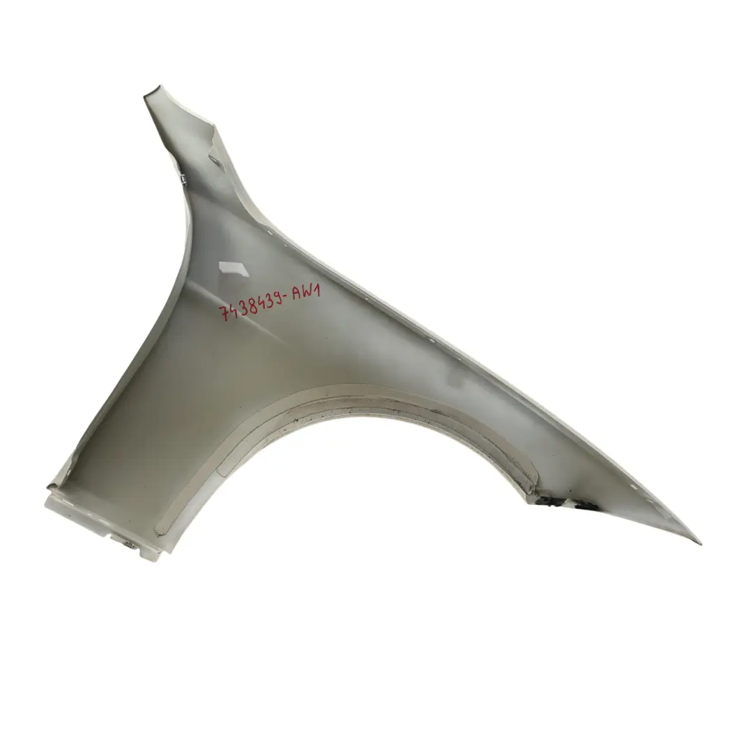 BMW F30 F31 Side Wing Panel Fender Front Left N/S Alpinweiss Alpine White - 300 - SKU 7438439-AW1 - Part number 7438439