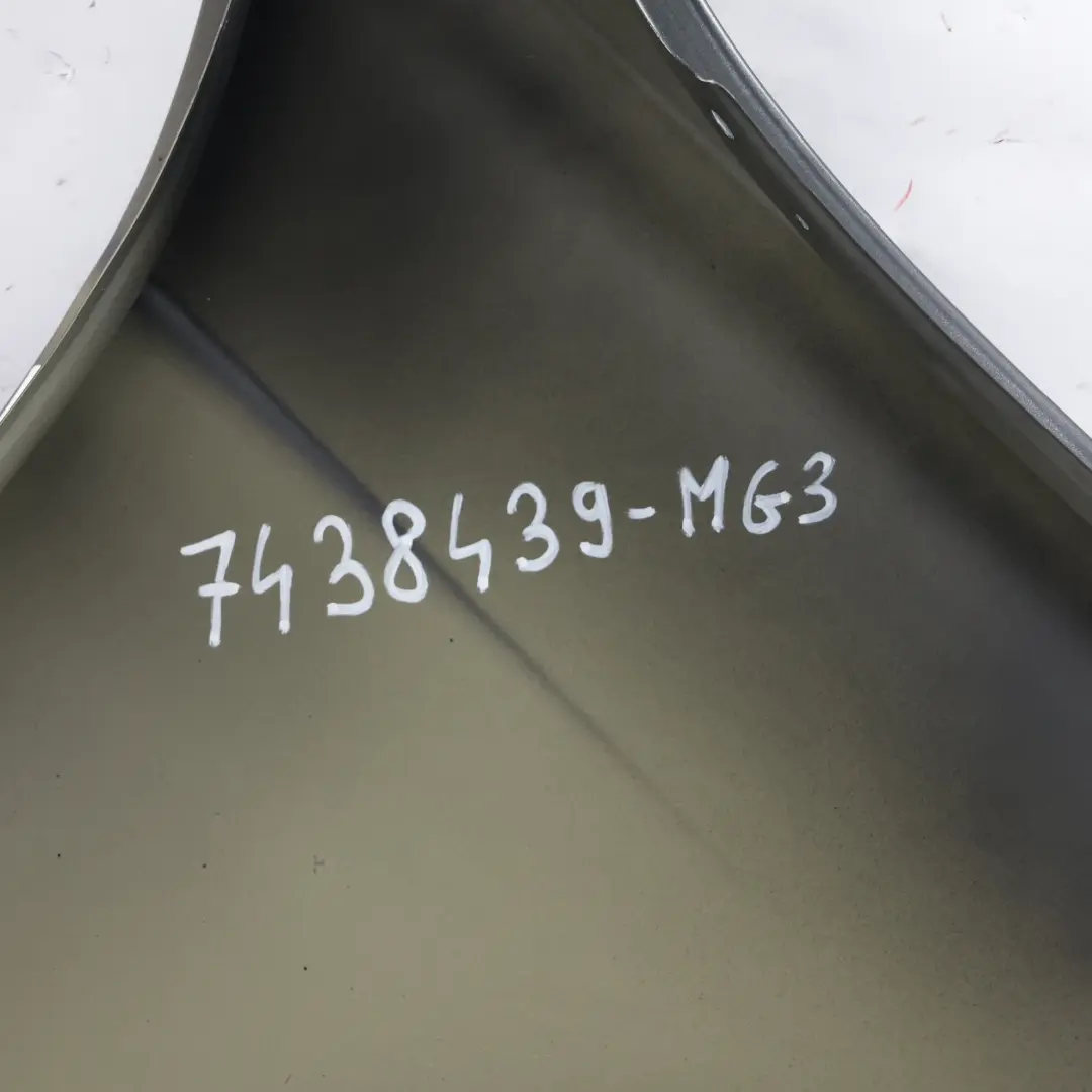 Parafango Laterale Anteriore Sinistro Mineralgrau Grigio - B39 per BMW F30 F31 con numero di parte 7438439 BMW F30 F31 Parafango Laterale Anteriore Sinistro Mineralgrau Grigio - B39 - SKU 7438439-MG3 - Numero di parte 7438439
