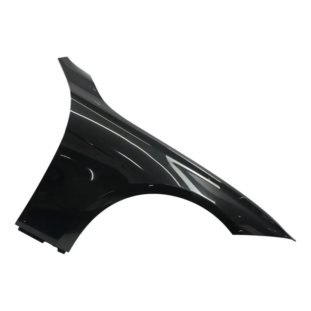 BMW F30 F31 Błotnik Prawy Przedni Skrzydło Black Sapphire Czarny - 475 - SKU 7438440-BS1 - Numer Części 7438440