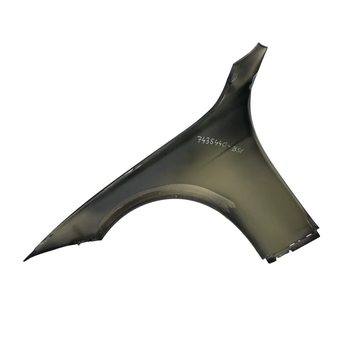 BMW F30 F31 Side Panel Wing Fender Front Right O/S Black Sapphire Metallic 475 - SKU 7438440-BS1 - Part number 7438440
