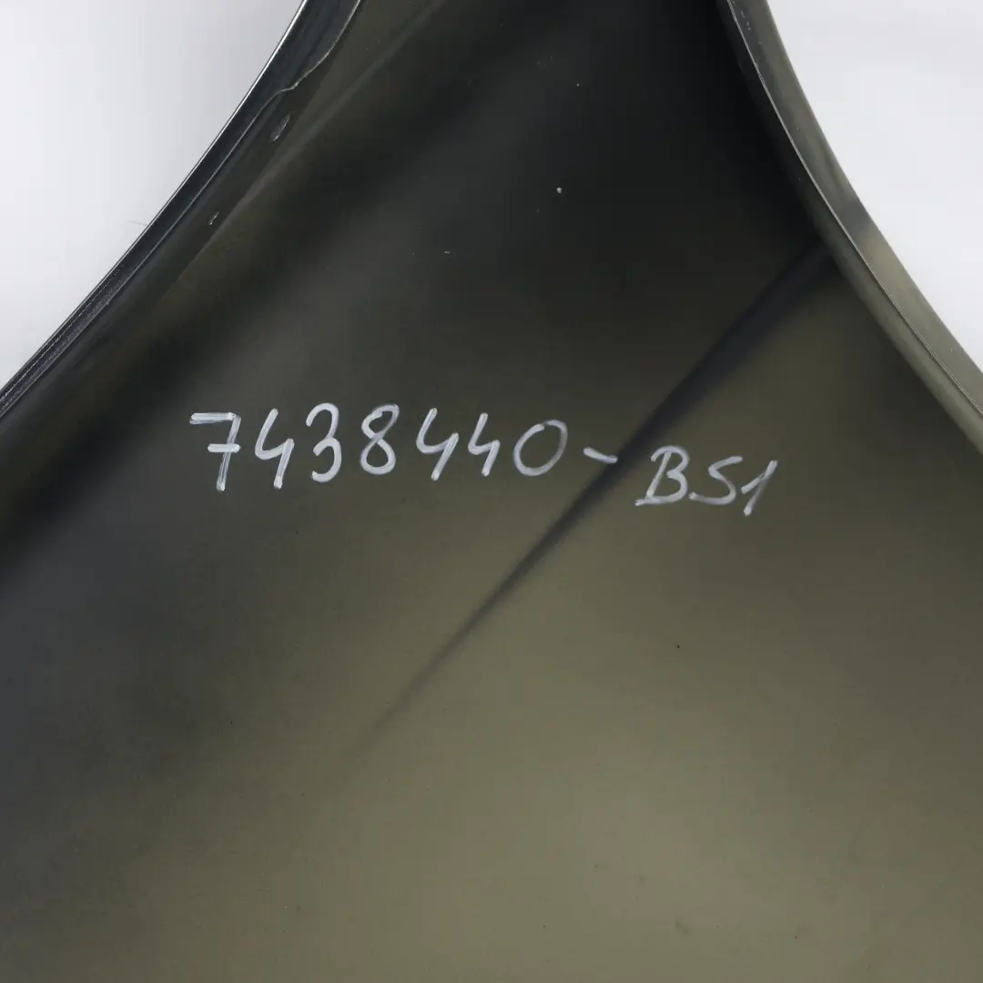  Panel Lateral BMW F30 F31 Guardabarros Delantero Derecho Black Sapphire - 475 - SKU 7438440-BS1 - Número de pieza 7438440