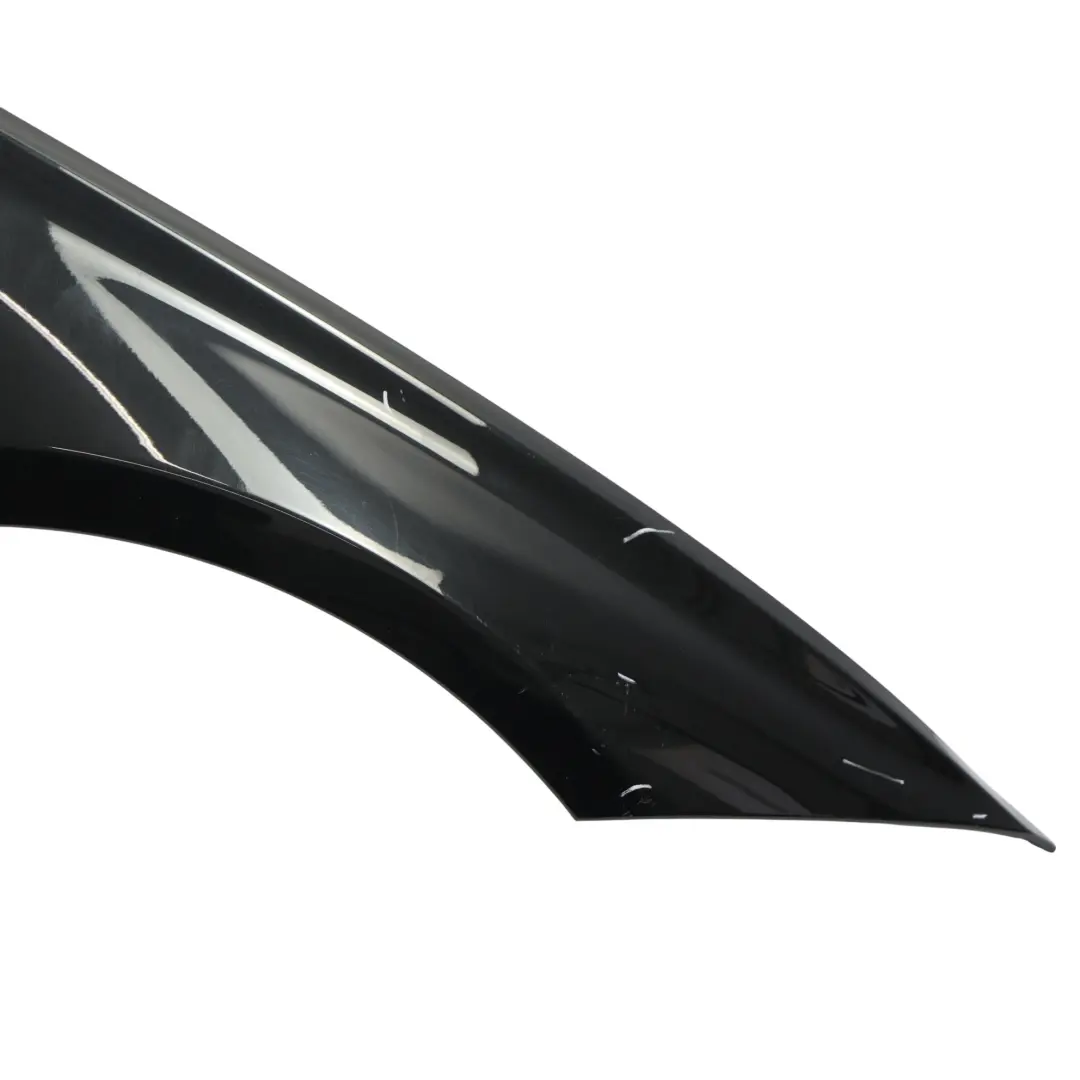 BMW F30 F31 Side Panel Wing Fender Front Right O/S Black Sapphire Metallic 475 - SKU 7438440-BS1 - Part number 7438440