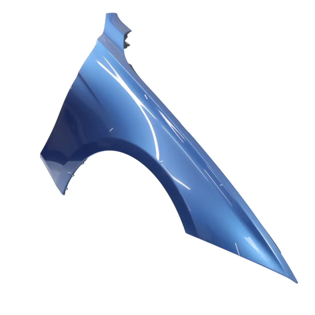 BMW F30 F31 Side Wing Panel Fender Front Right O/S Estoril Blue Metallic - B45 - SKU 7438440-EB1 - Part number 7438440