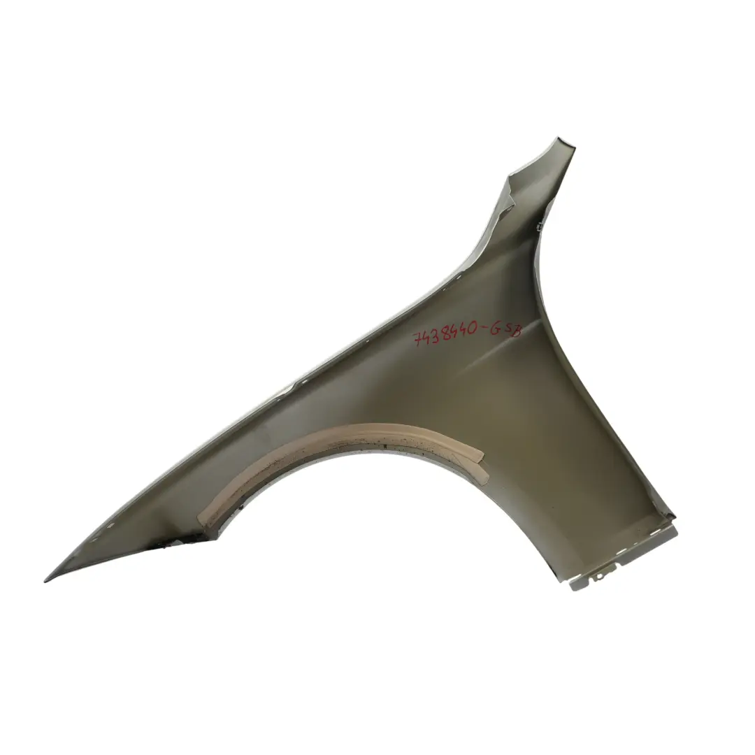 BMW F30 F31 Side Wing Panel Fender Front Right O/S Glacier Silver Metallic - A83 - SKU 7438440-GSB - Part number 7438440