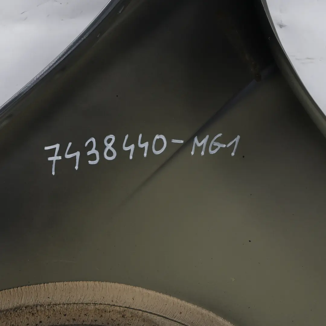 Side Panel Wing Fender Front Right O/S Mineral Grey Metallic - B39 to BMW F30 F31 with Part number 7438440 BMW F30 F31 Side Panel Wing Fender Front Right O/S Mineral Grey Metallic - B39 - SKU 7438440-MG1 - Part number 7438440