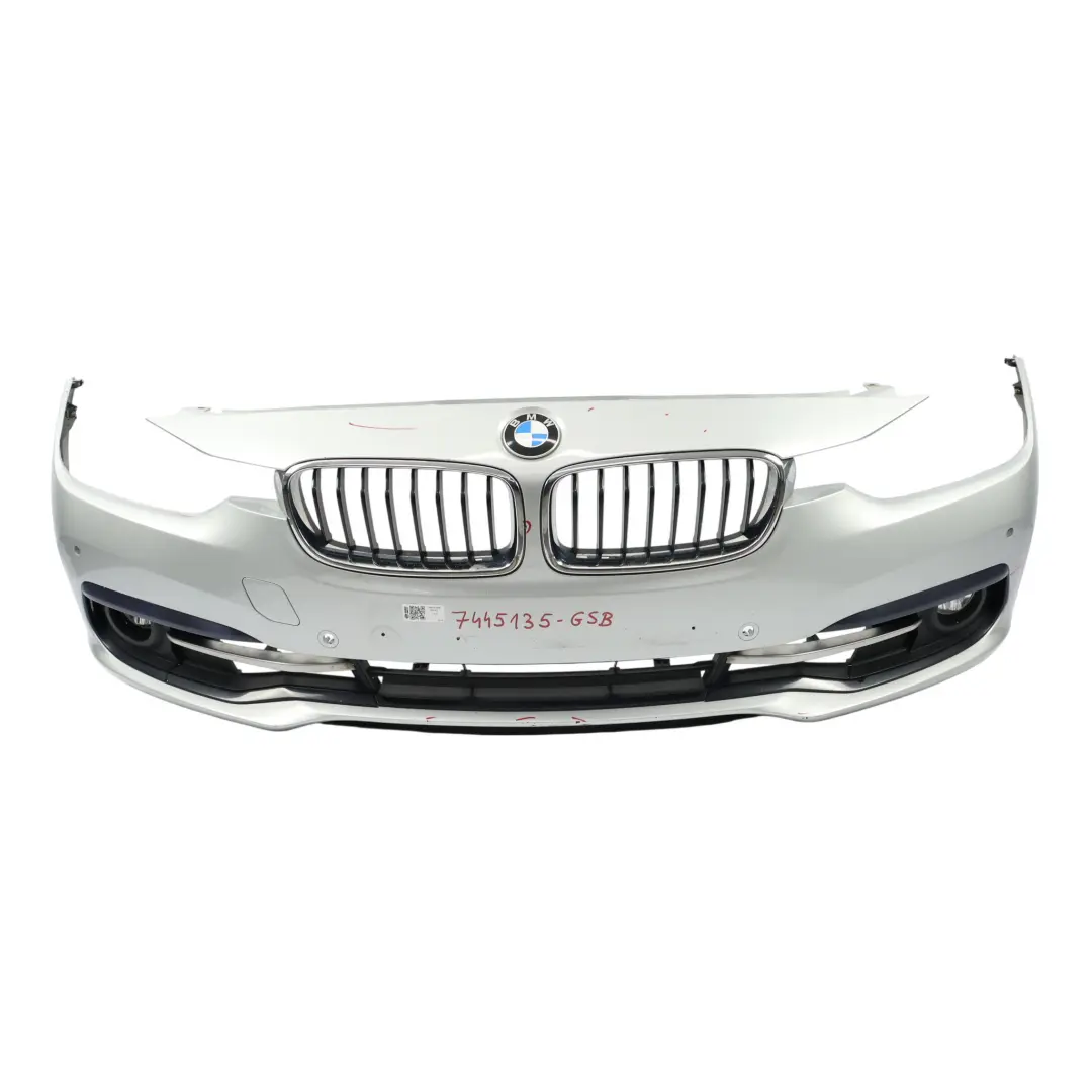 BMW F30 F31 LCI Zderzak Przedni Sport Line Glacier Silver Metallic - A83 - SKU 7445135-GSB - Numer Części 7445135