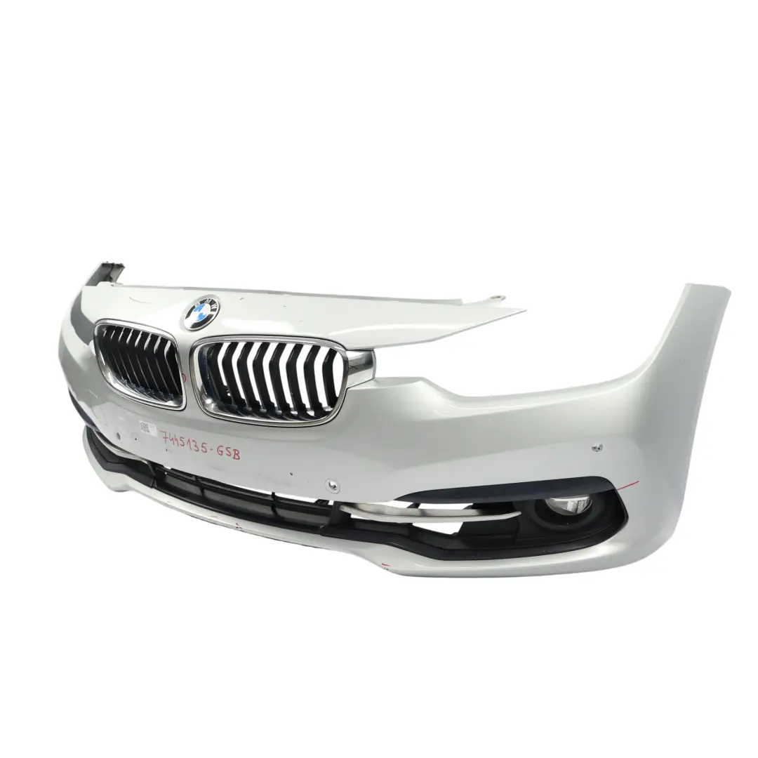 BMW F30 F31 LCI Zderzak Przedni Sport Line Glacier Silver Metallic - A83 - SKU 7445135-GSB - Numer Części 7445135