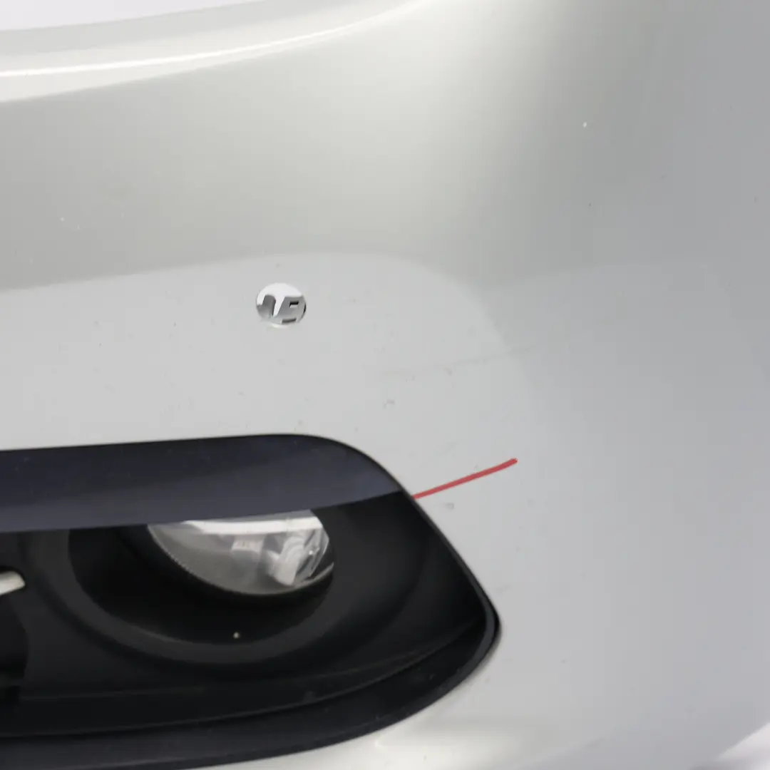BMW F30 F31 LCI Front Bumper Cover Sport Line Glacier Silber Metallic - A83 - SKU 7445135-GSB - Part number 7445135