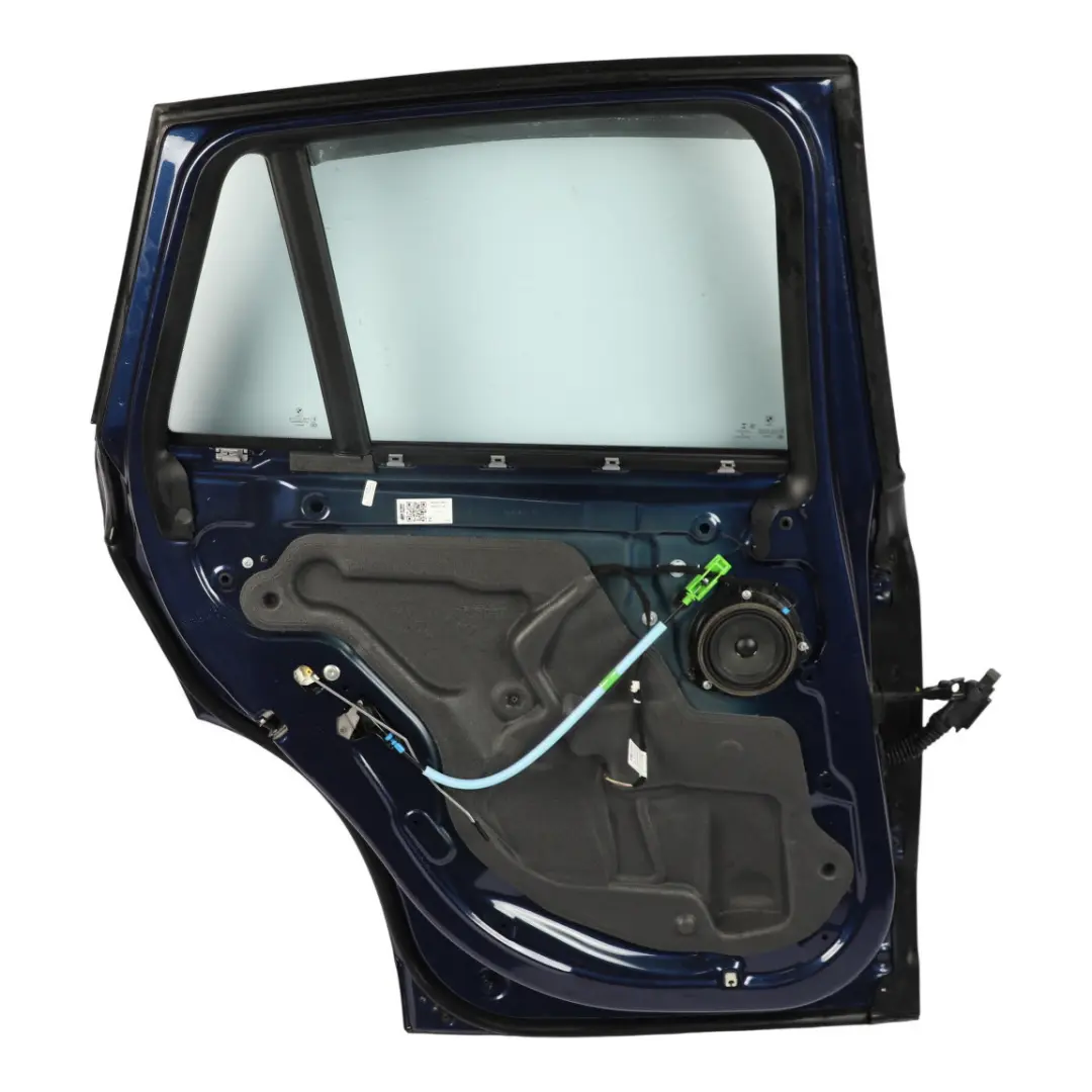 BMW X1 F48 Door Rear Left N/S Mediterranean Blue Metallic - C10 - SKU 7461351-MED - Part number 7461351