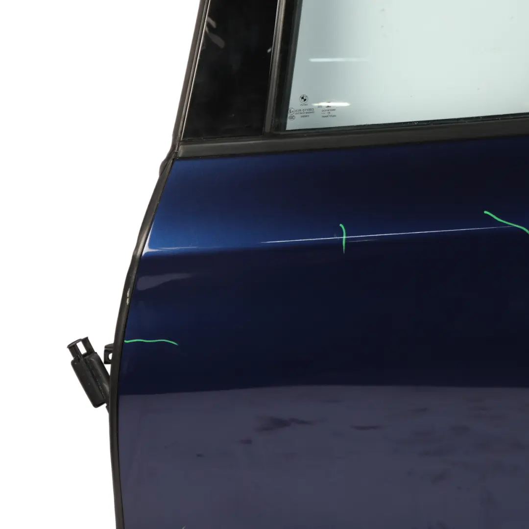 BMW X1 F48 Door Rear Left N/S Mediterranean Blue Metallic - C10 - SKU 7461351-MED - Part number 7461351