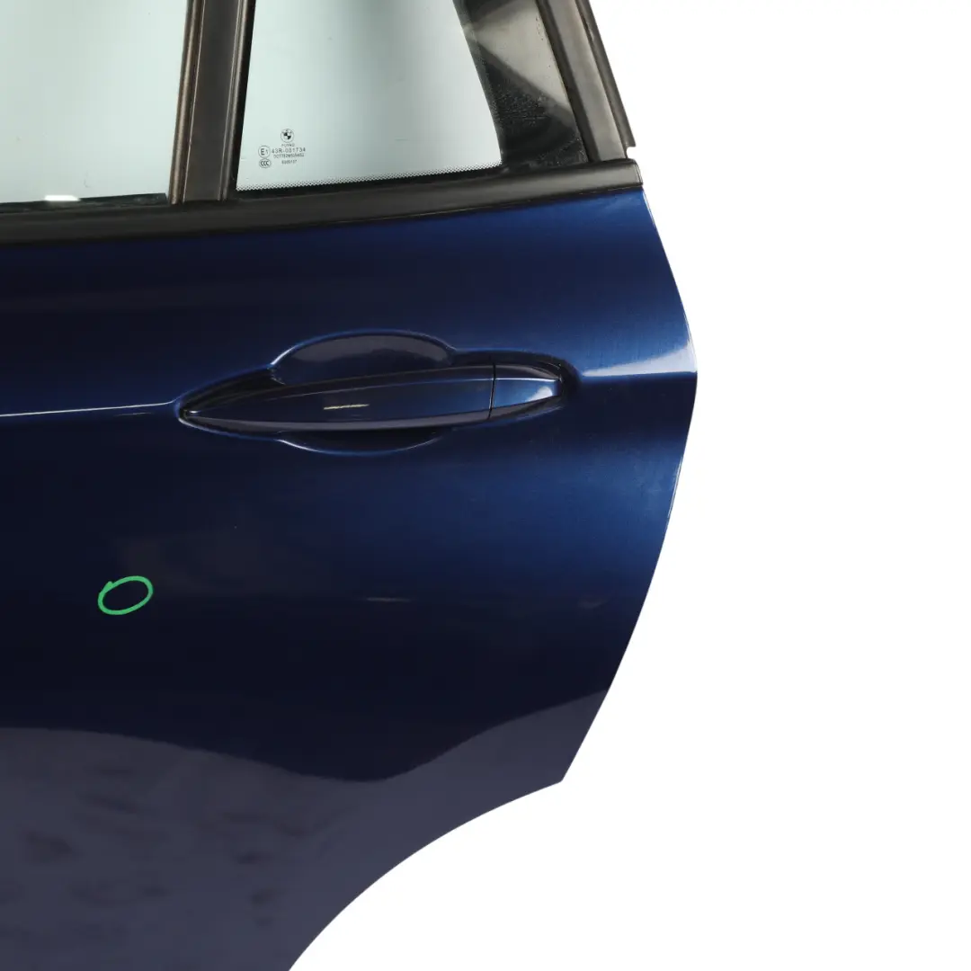 Door Rear Left N/S Mediterranean Blue Metallic - C10 to BMW X1 F48 with Part number 7461351 BMW X1 F48 Door Rear Left N/S Mediterranean Blue Metallic - C10 - SKU 7461351-MED - Part number 7461351