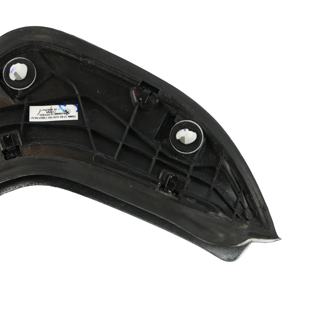 Pillar C Interior Cover Column Trim Black Rear Right O/S to BMW G20 G80 with Part number 7465158 BMW G20 G80 Pillar C Interior Cover Column Trim Black Rear Right O/S - SKU 7465158-1 - Part number 7465158