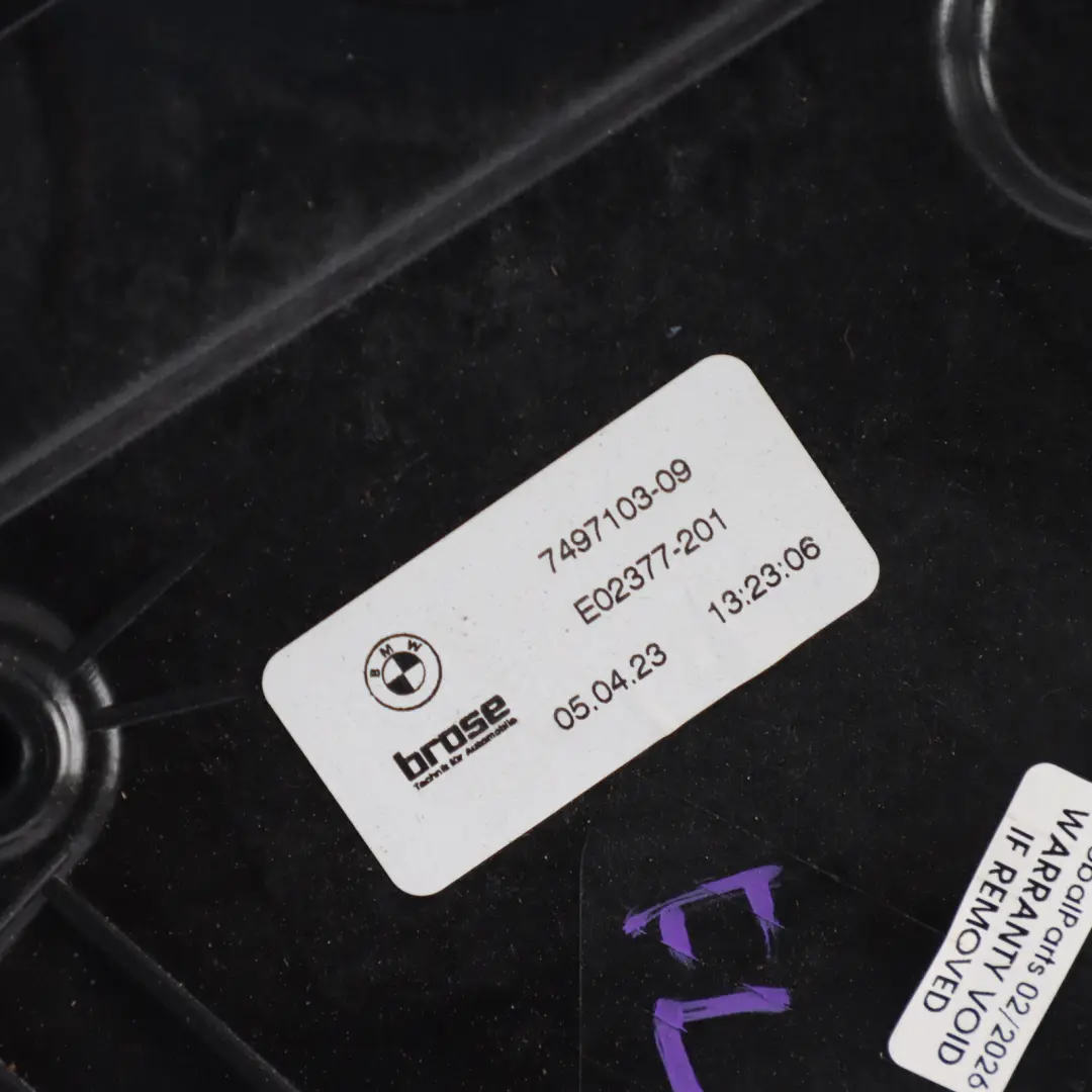 BMW G20 LCI G21 Window Lifter Motor Regulator Front Left N/S 8498853 5A5C891 - SKU 7497103 - Part number 7497103