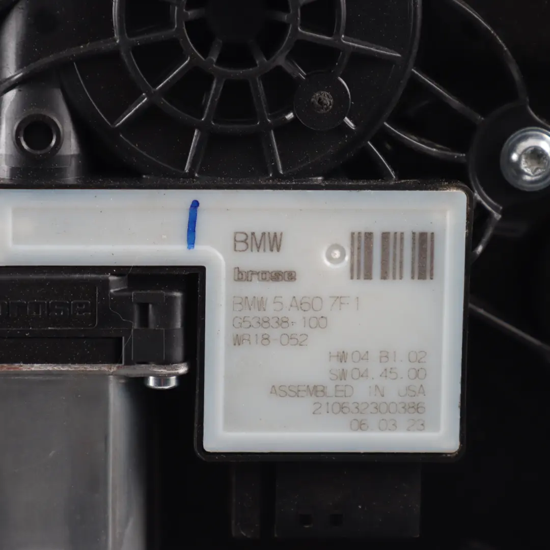 BMW G20 LCI G21 Window Lifter Motor Regulator Front Left N/S 8498853 5A5C891 - SKU 7497103 - Part number 7497103