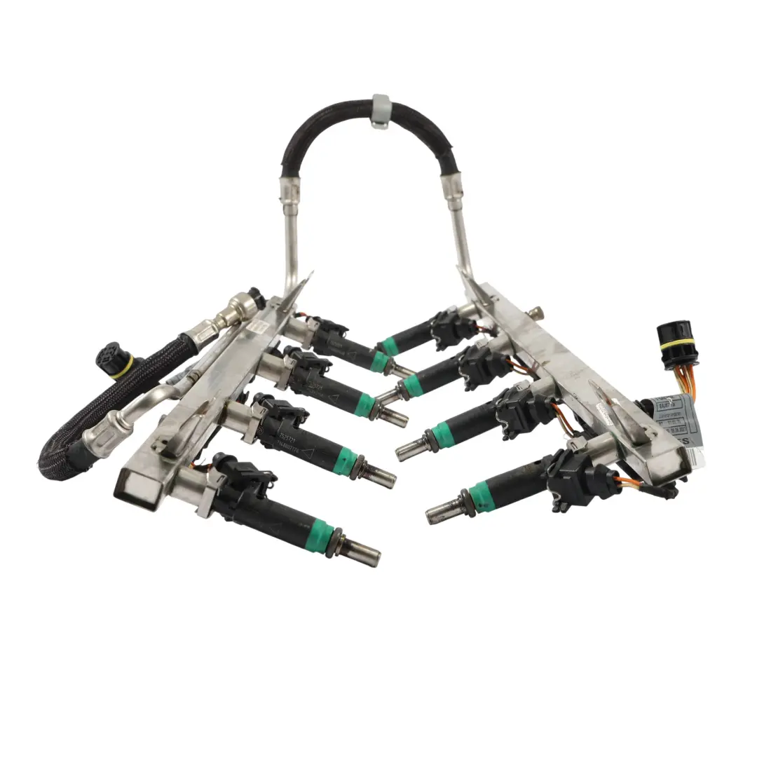 Inyección De Combustible Tubo Rail N62N Gasolina para BMW E60 E61 E63 E64 E65 con número de pieza 7534743 BMW E60 E61 E63 E64 E65 Inyección De Combustible Tubo Rail N62N Gasolina - SKU 7534743-1 - Número de pieza 7534743