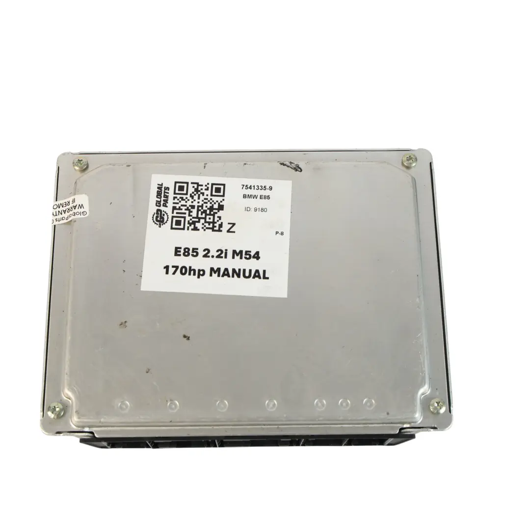 M54 170HP Modulo Controllo Motore ECU DME Manuale per BMW Z4 E85 2.2I con numero di parte 7541335 BMW Z4 E85 2.2I M54 170HP Modulo Controllo Motore ECU DME Manuale - SKU 7541335-9 - Numero di parte 7541335