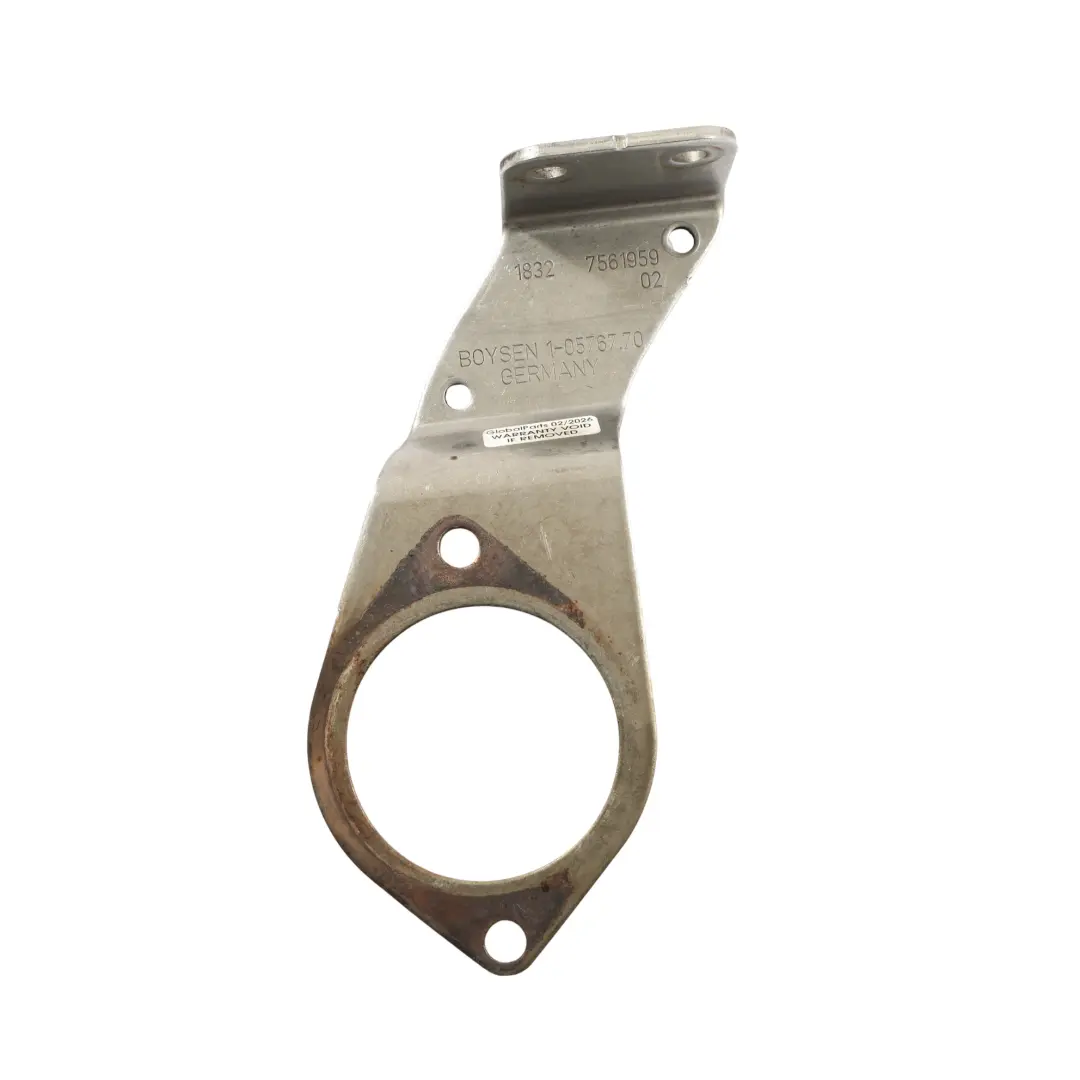 Catalytic Converter Holder Bracket Cyl 1-6 to BMW F01 F02 F03 760i with Part number 7561959 BMW F01 F02 F03 760i Catalytic Converter Holder Bracket Cyl 1-6 - SKU 7561959 - Part number 7561959
