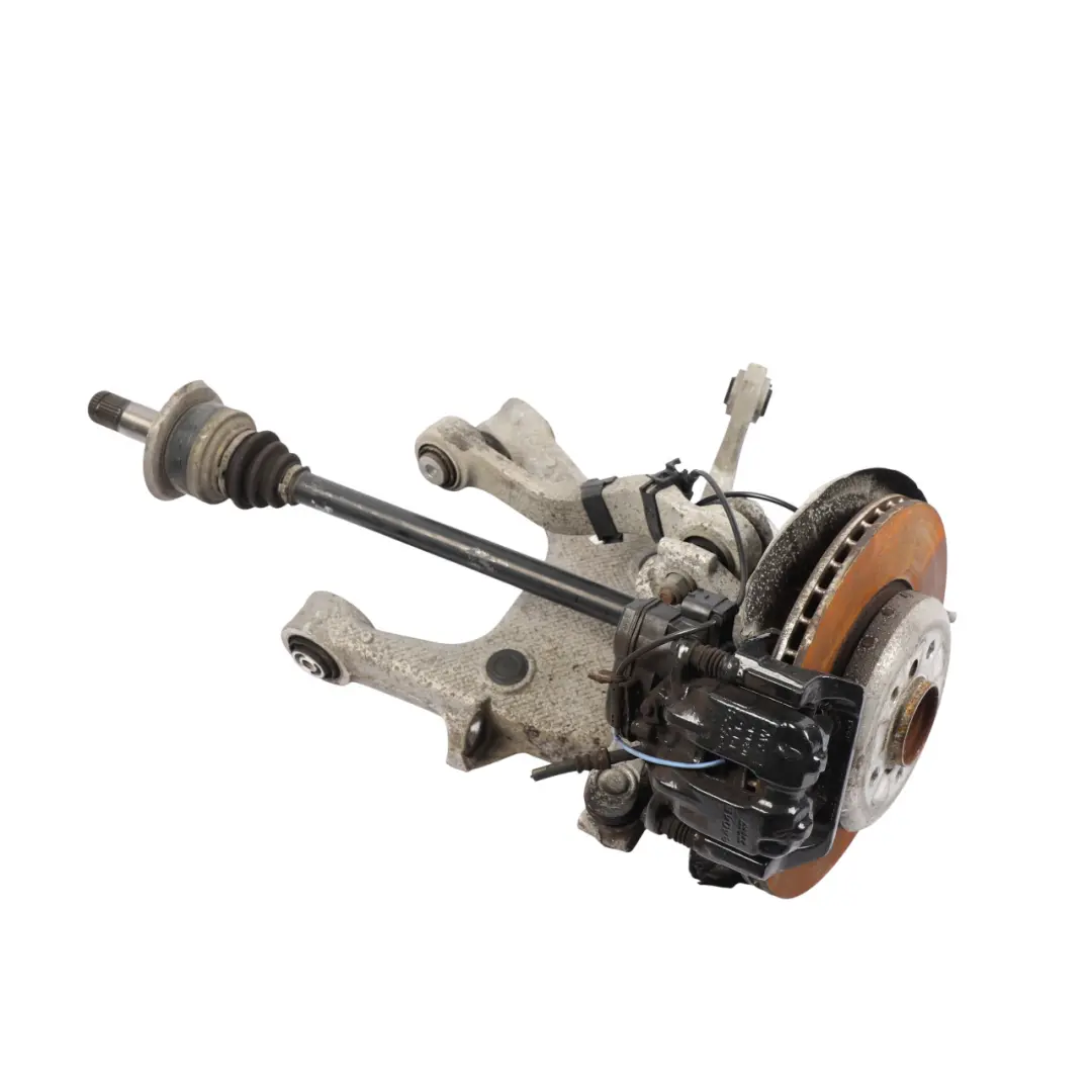 BMW F06 F12 Supporto Ruota Freno Asse Sospensione Posteriore Destro 640d N57Z - SKU 6852894-1 - Numero di parte 7566074