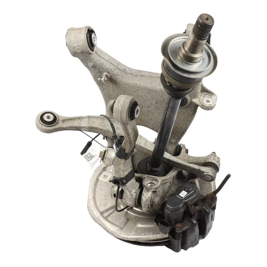 Suspension Leg Axle Brake Wheel Carrier Rear Left N/S 640d Diesel N57Z to BMW F12 with Part number 7566075 BMW F12 Suspension Leg Axle Brake Wheel Carrier Rear Left N/S 640d Diesel N57Z - SKU 6852893-1 - Part number 7566075