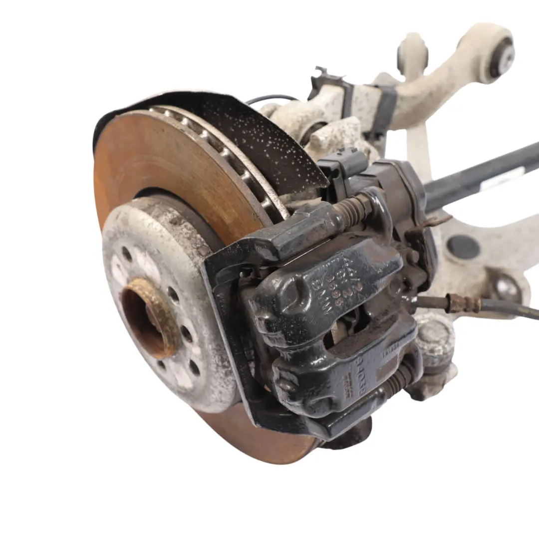 BMW F12 Soporte Rueda Freno Eje Suspensión Trasero Izquierdo 640d Diesel N57Z - SKU 6852893-1 - Número de pieza 7566075