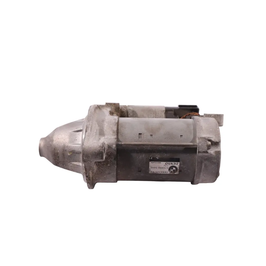BMW F01 F02 Engine Starter Motor 12V Denso N74 Petrol Engine - SKU 7566337 - Part number 7566337