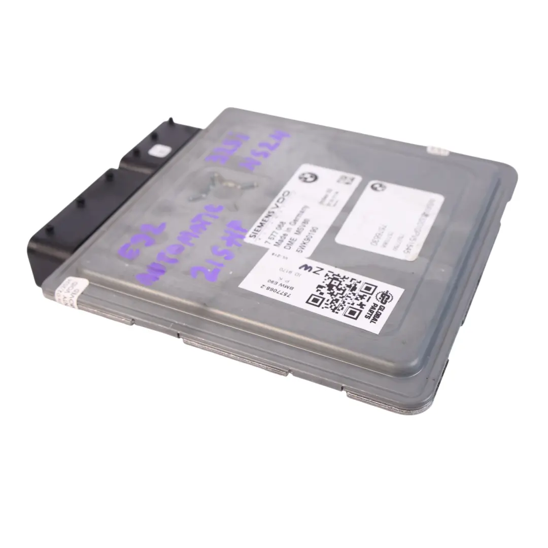 BMW E90 E91 E92 N52N 325i 218HP Engine ECU Kit DME CAS3 Key Automatic - SKU 7577068-2 - Part number 7577068